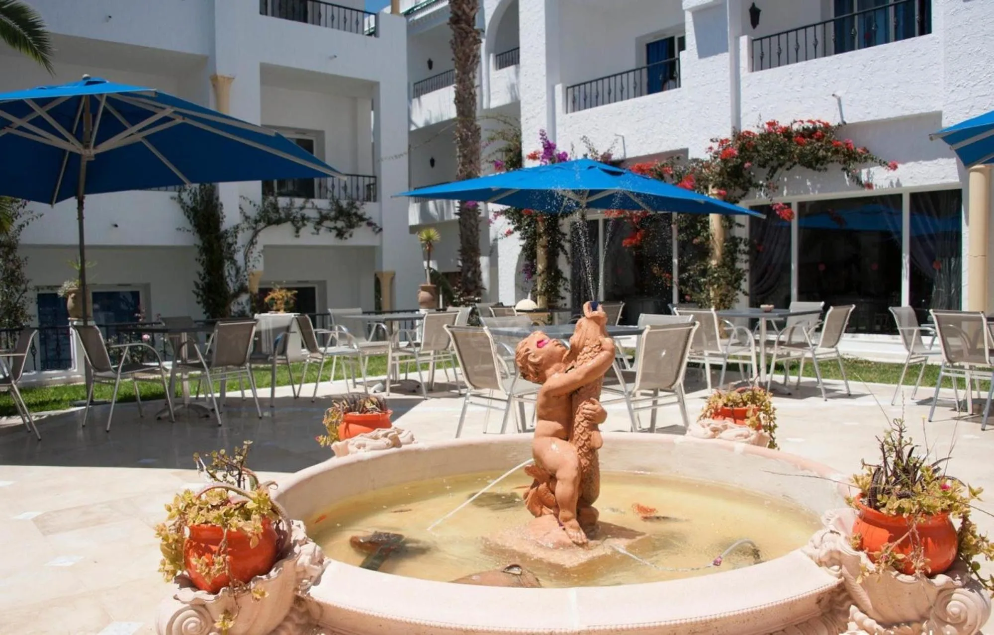 Patio in Hotel Nesrine Hammamet