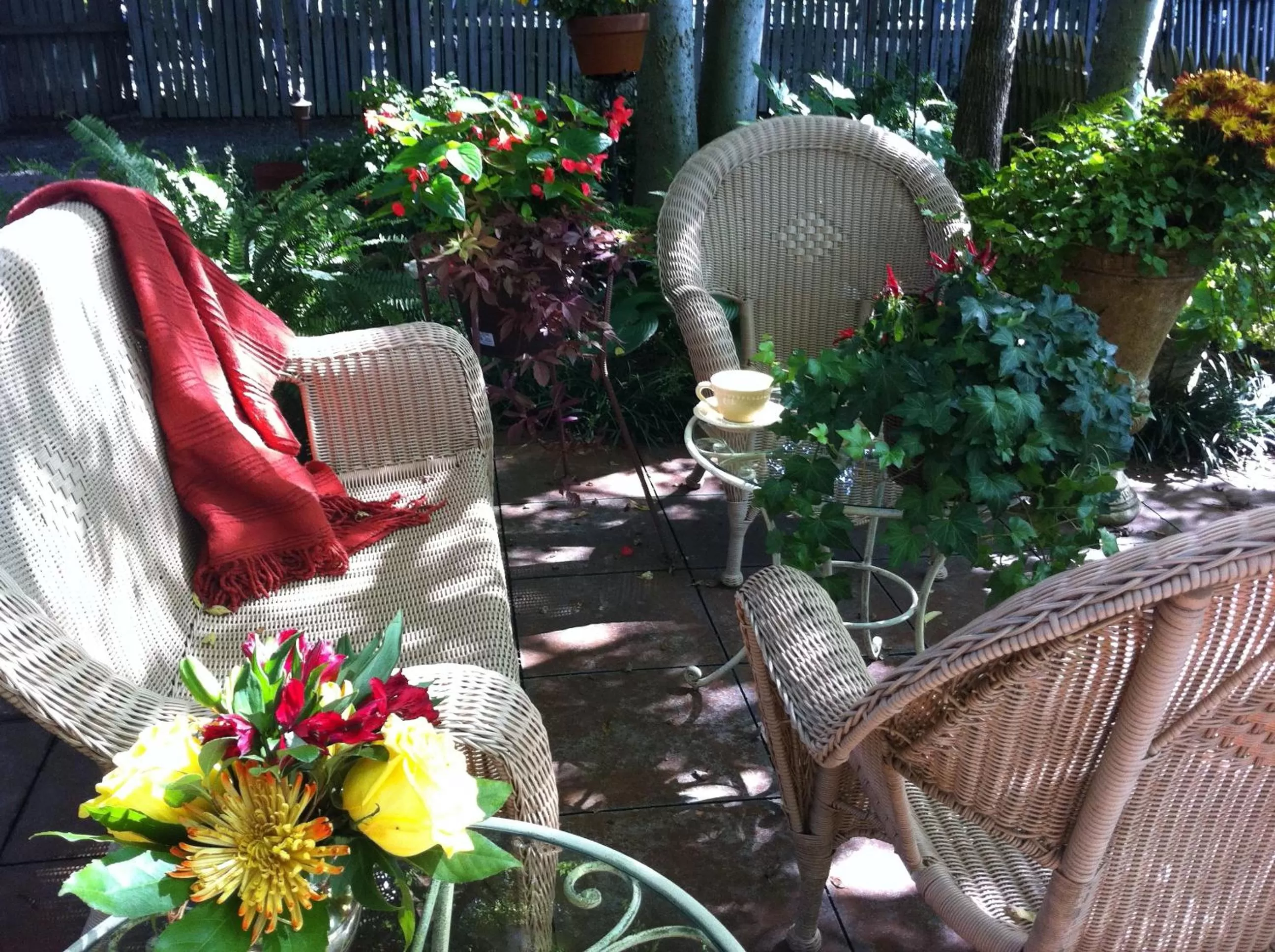 Property building, Patio/Outdoor Area in Rosemont B&B Cottages