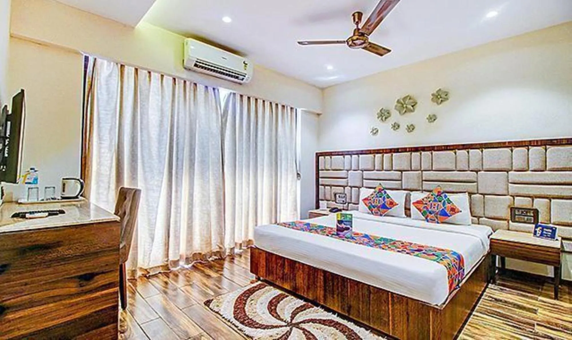 Bed in Treebo Trend Supreme Grand 500 Mtrs From Calangute Beach