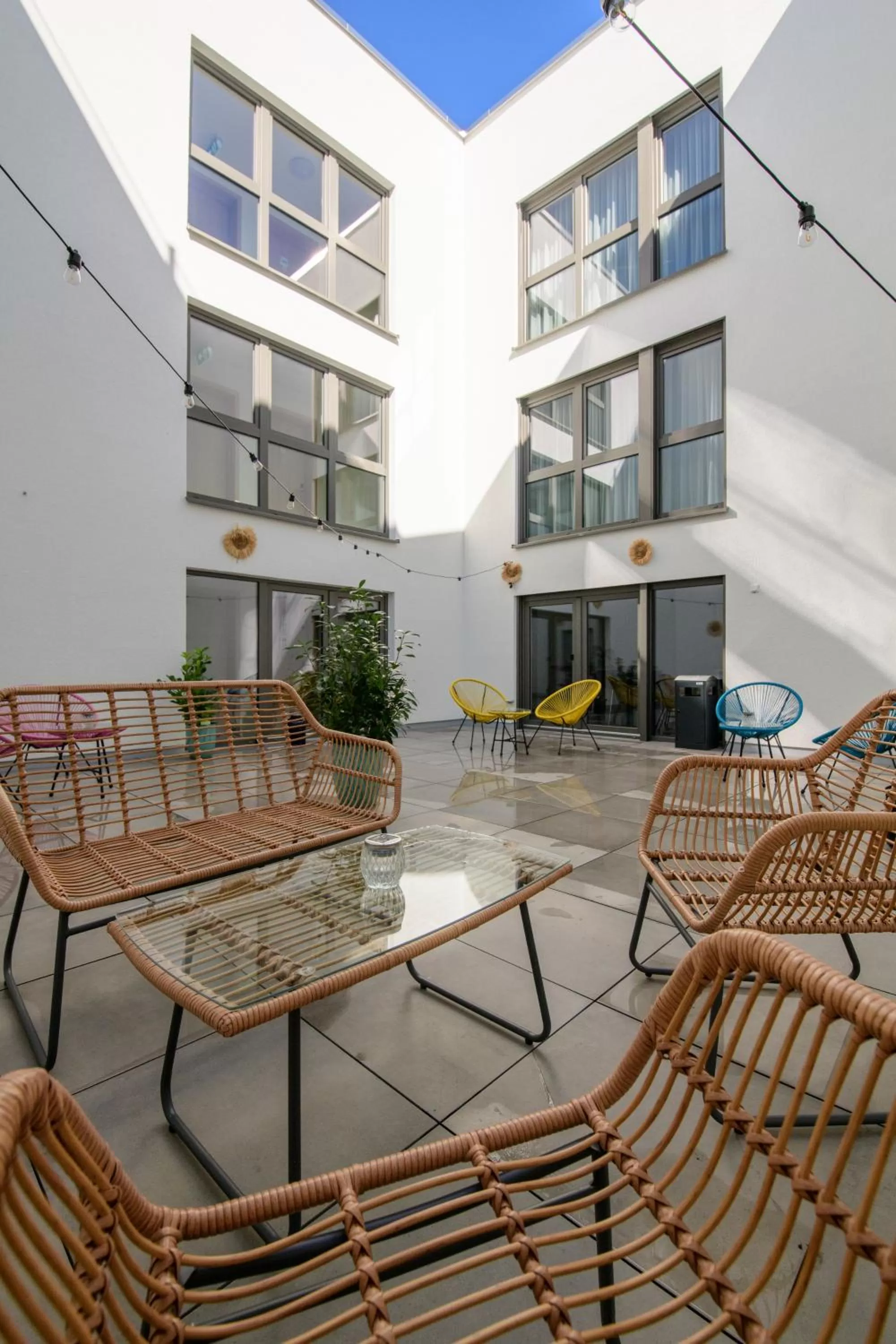 Balcony/Terrace in Smart & Stay Aparthotel Saarbrücken Süd - Self-Check-In - Free Parking