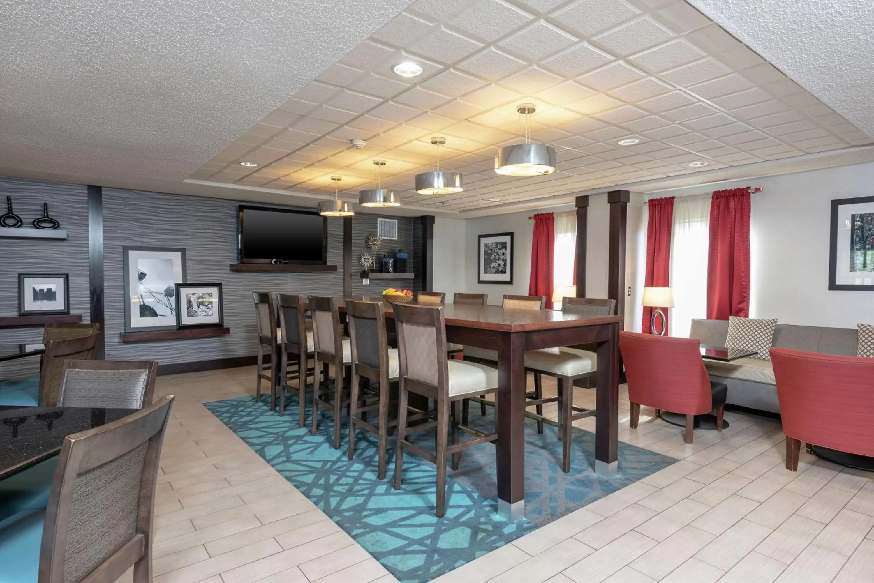 Dining area, Restaurant/Places to Eat in Hampton Inn Kent/Akron Area