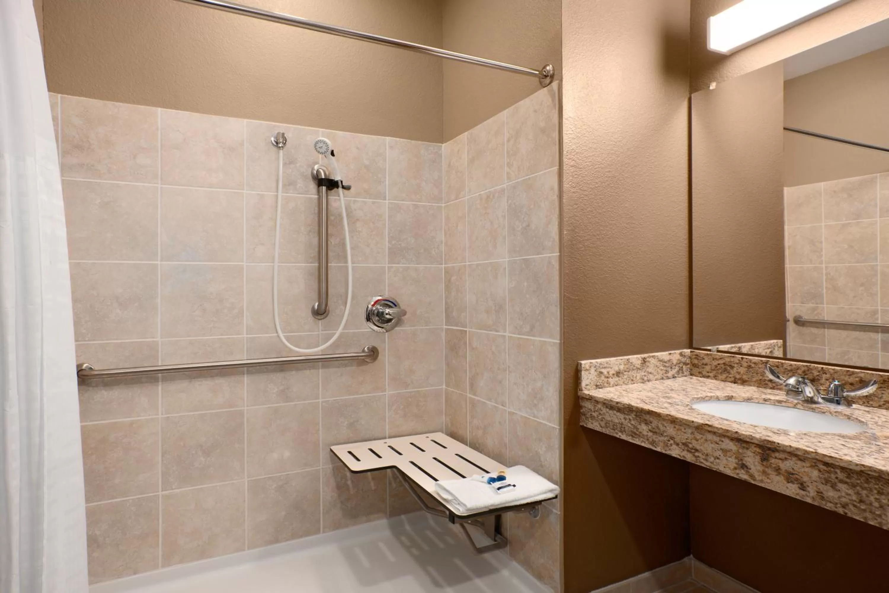Bathroom in Microtel Inn & Suites by Wyndham Kenedy Karnes City