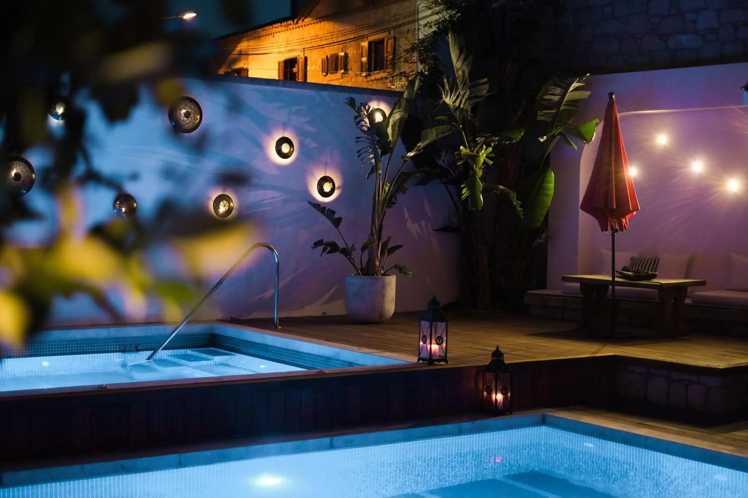 Night, Swimming Pool in Viento Alacati Hotel