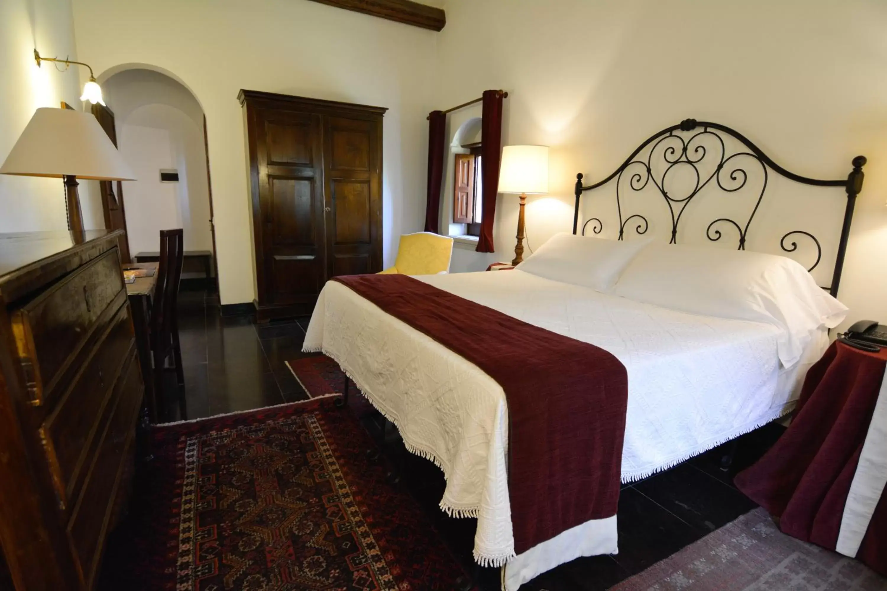 Bedroom, Bed in Eremo Della Giubiliana Bedroom, Bed in Eremo Della Giubiliana