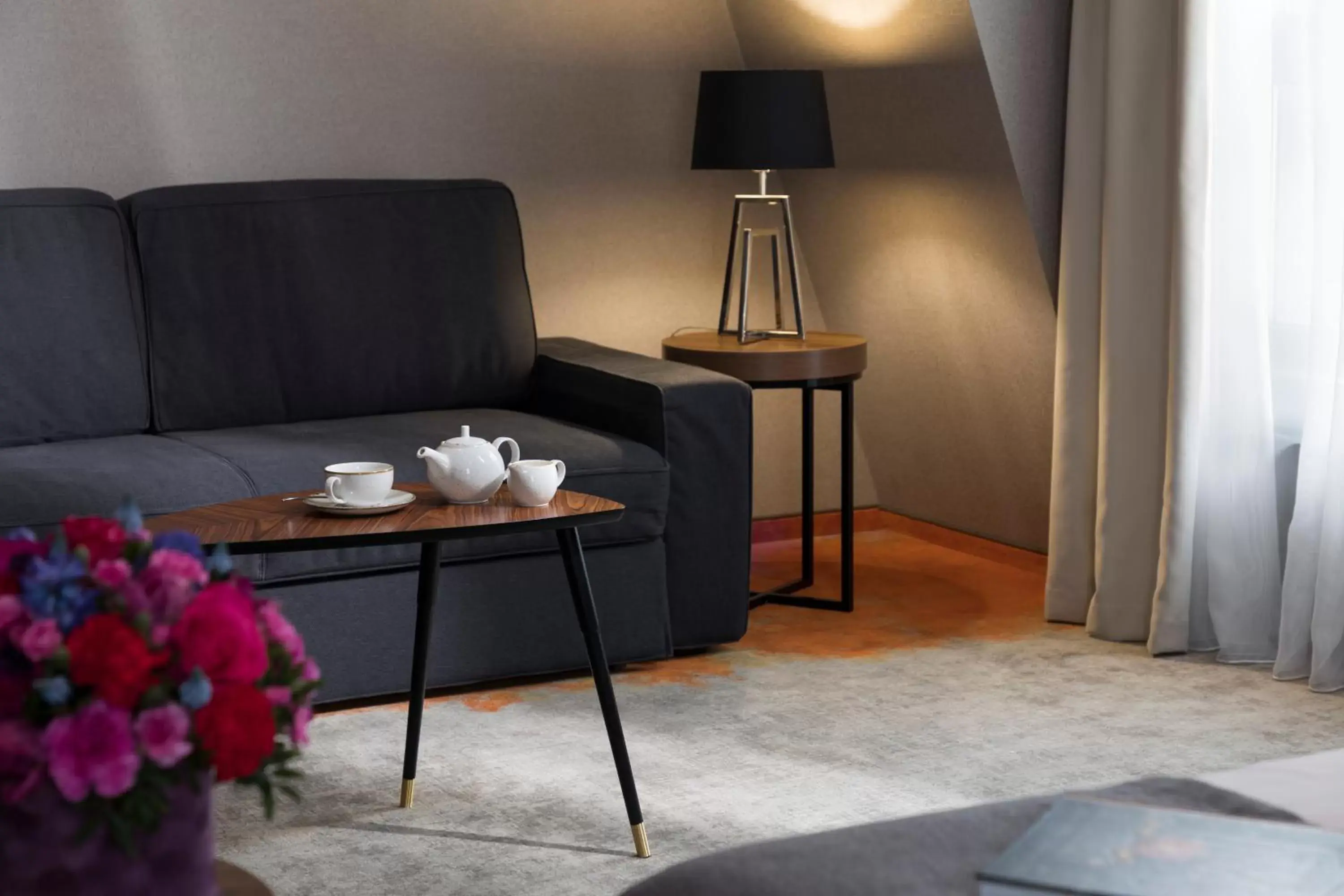 Communal lounge/ TV room, Seating Area in Hotel Sadova