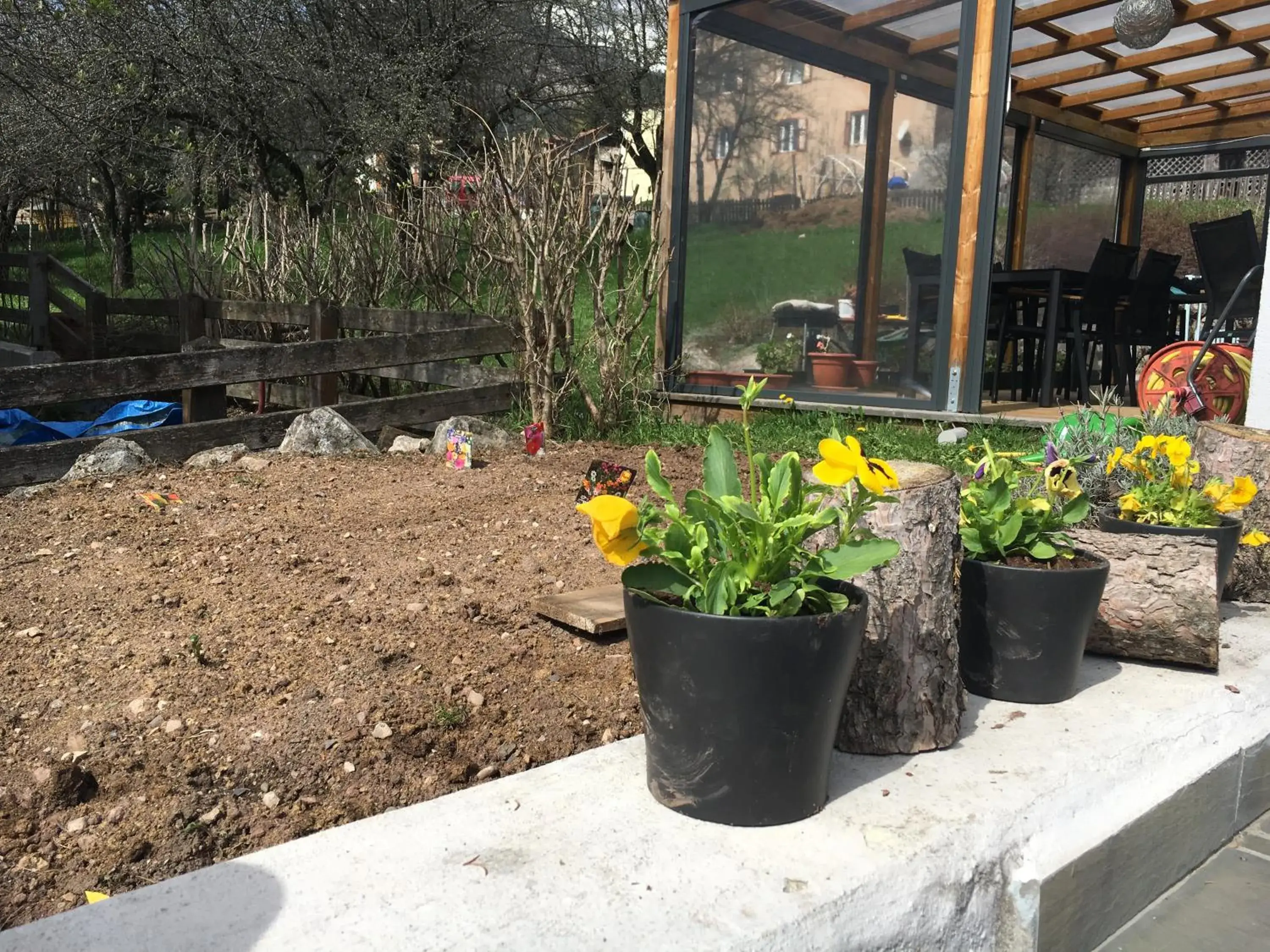 Decorative detail, Patio/Outdoor Area in Garni Enrosadira