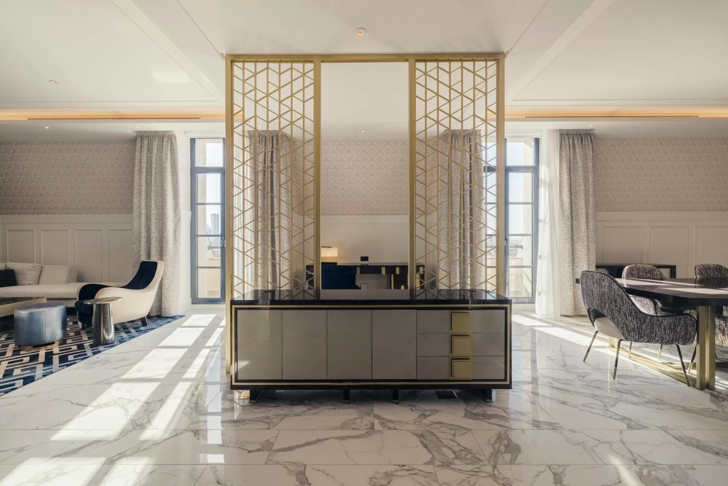 Lobby or reception in Mansard Riyadh, a Radisson Collection Hotel