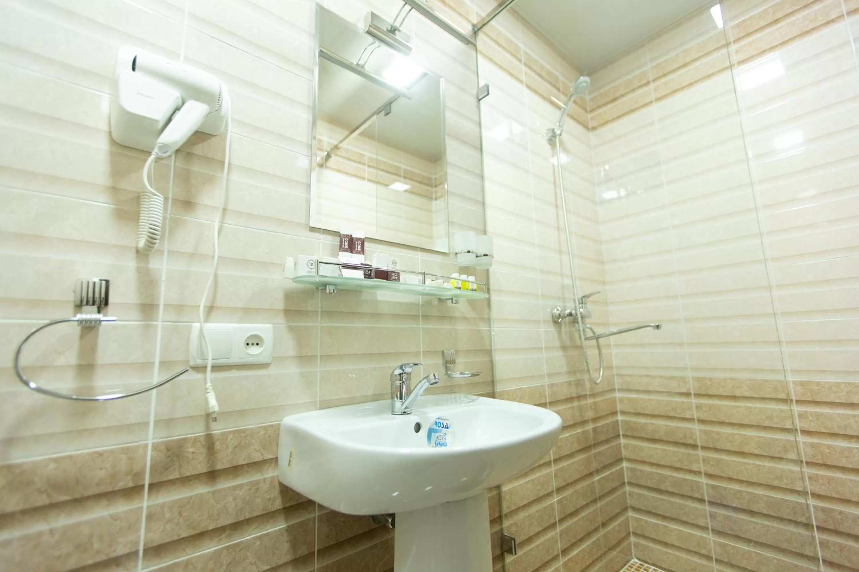 Shower in Mirzo Boutique Hotel