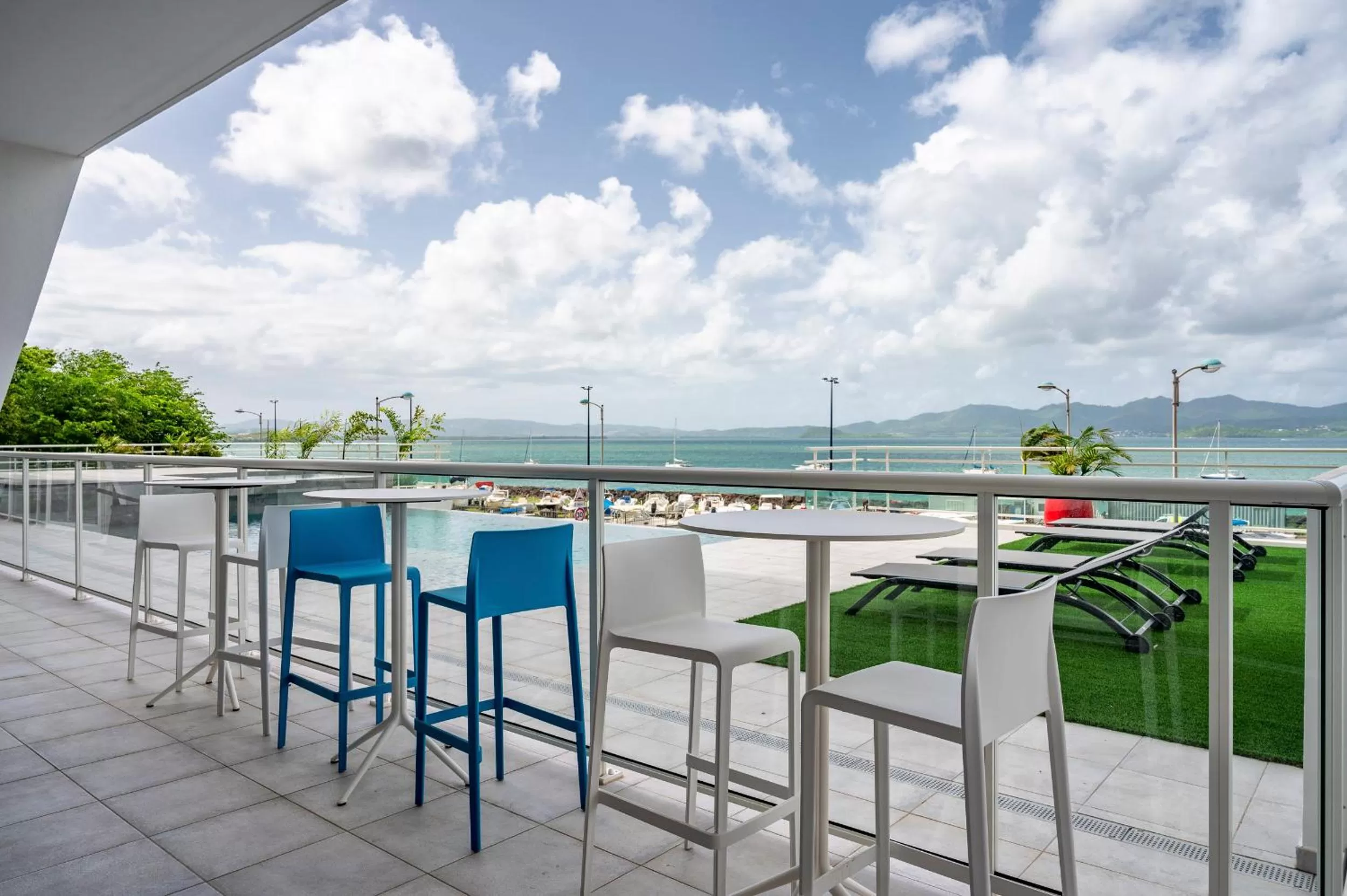 Balcony/Terrace in Résidence Hôtelière Poséidon Caraïbes