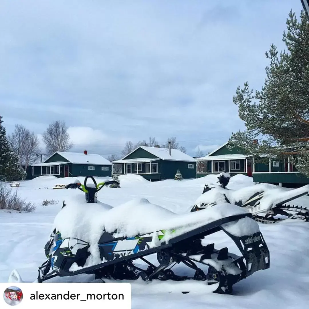 Lake view, Winter in Rangeley Town & Lake