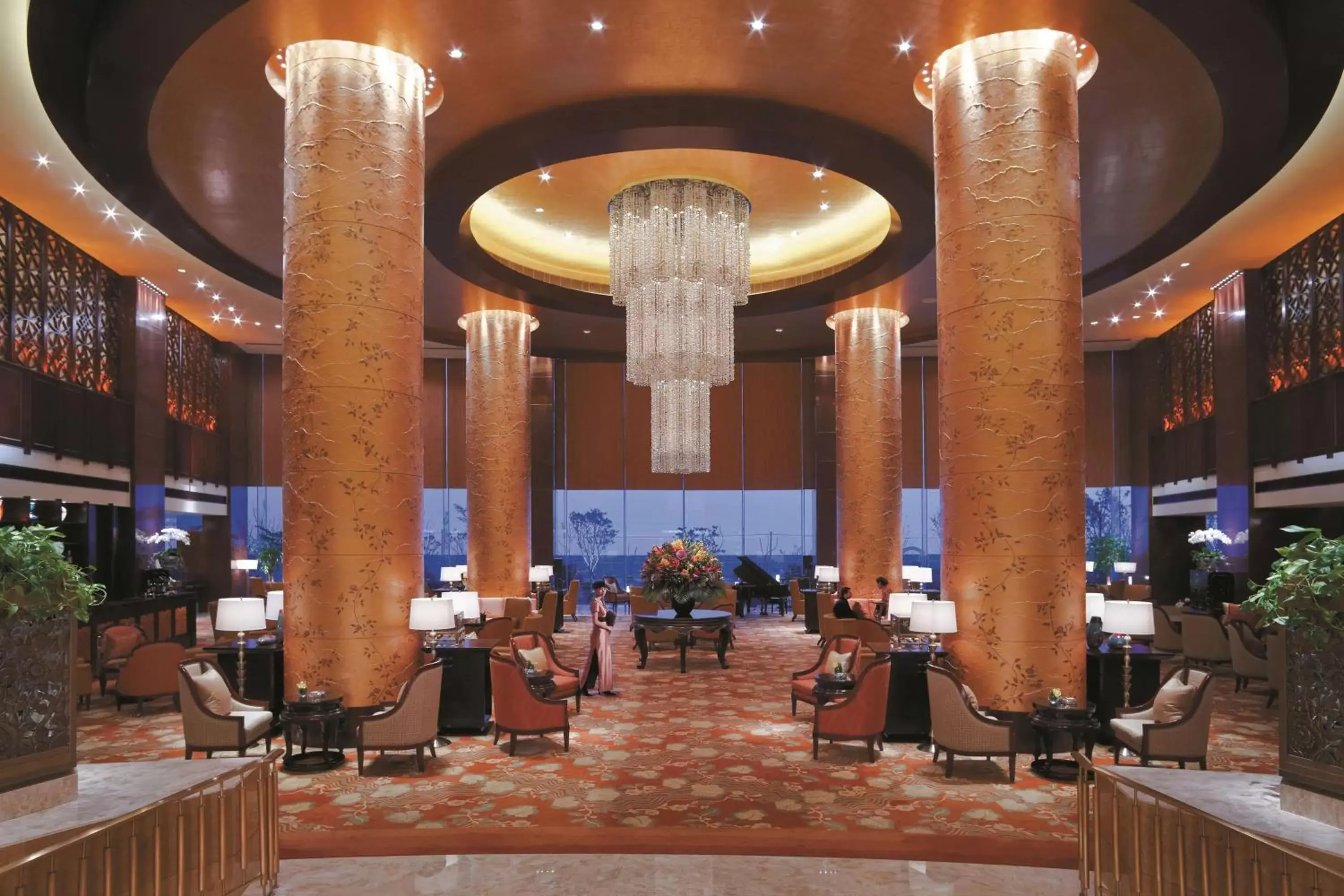 Lobby or reception, Restaurant/Places to Eat in Shangri-La Wenzhou