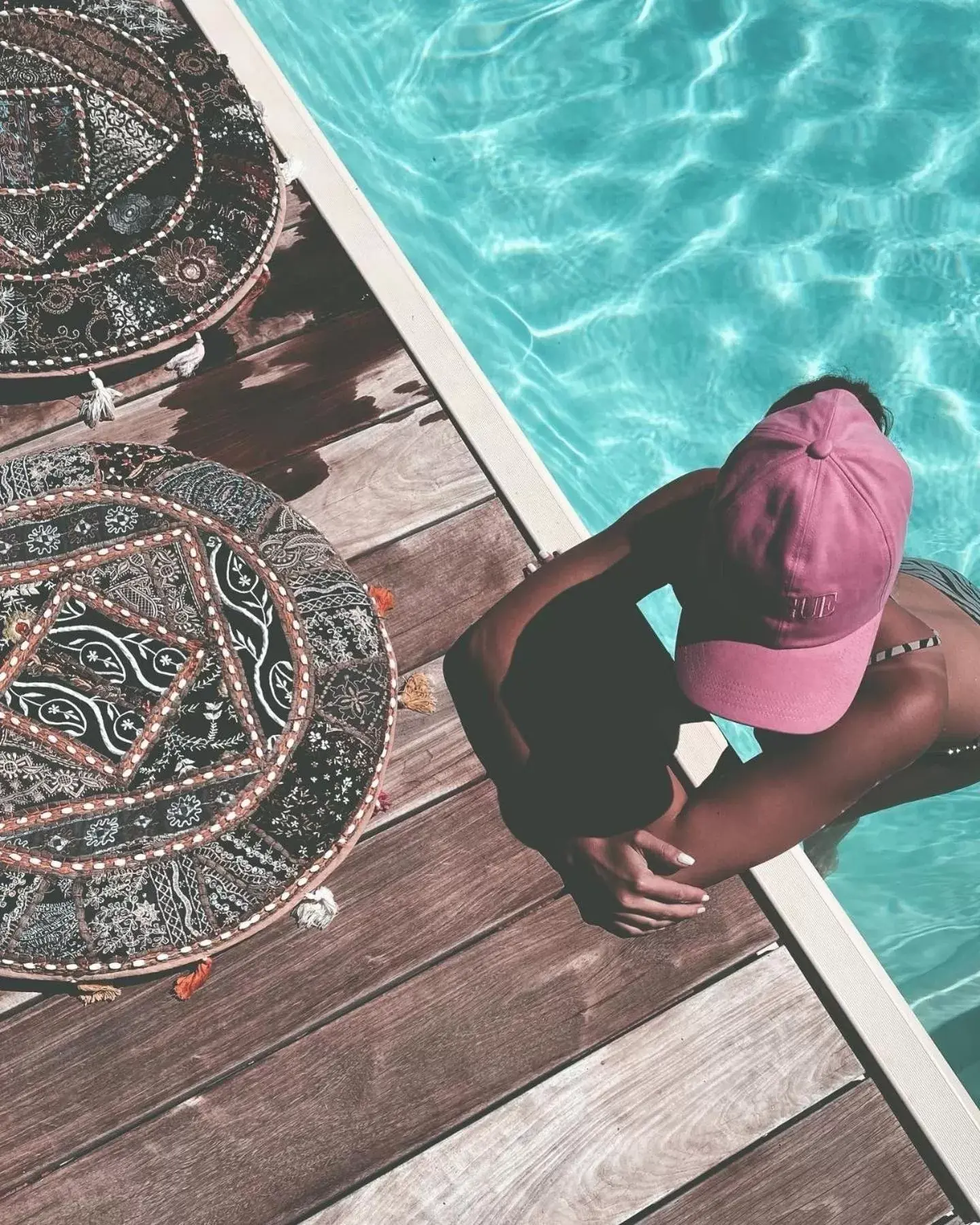 Swimming pool in Chateau La Rochette