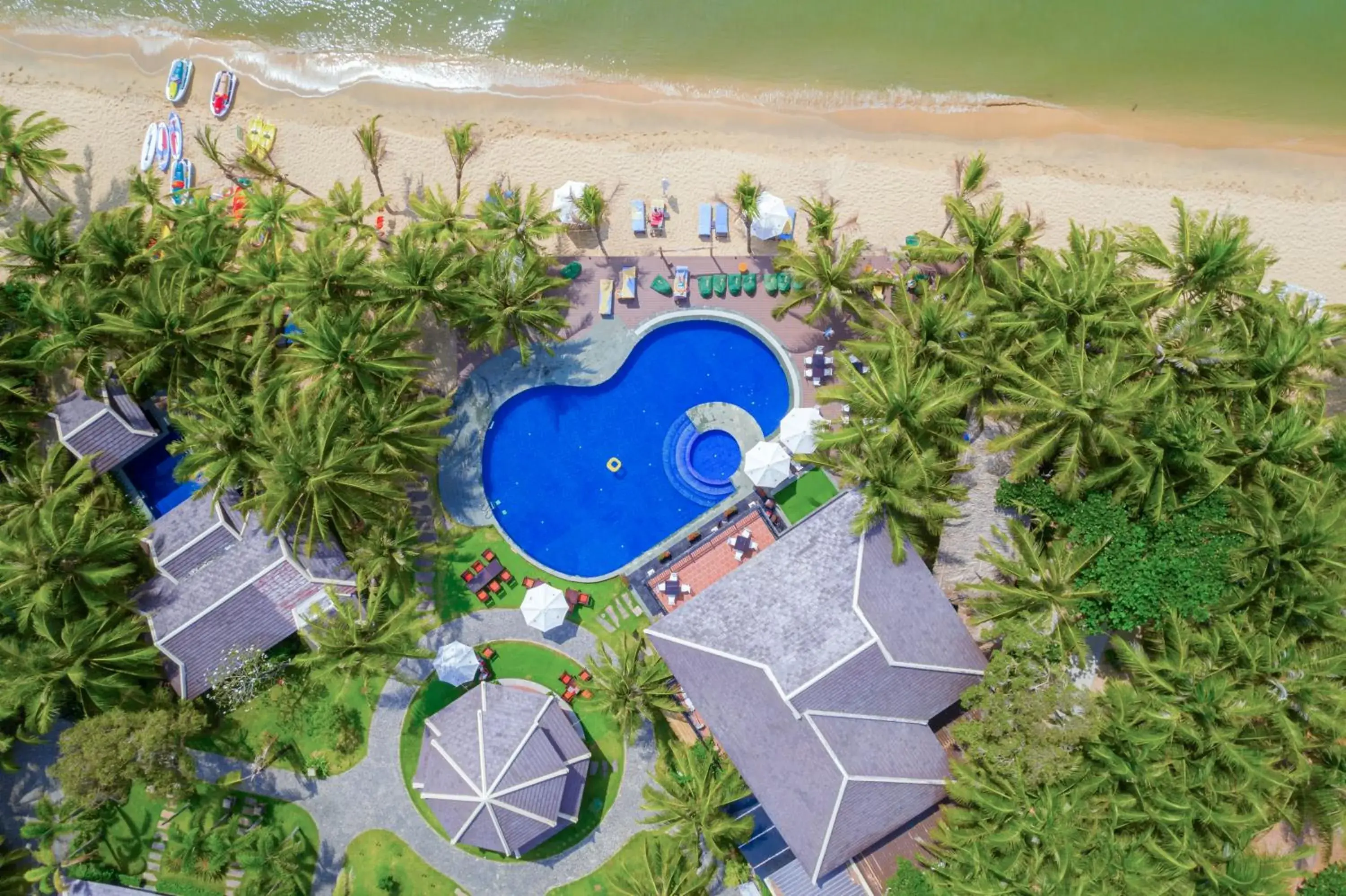 Beach, Pool View in Anja Beach Resort & Spa