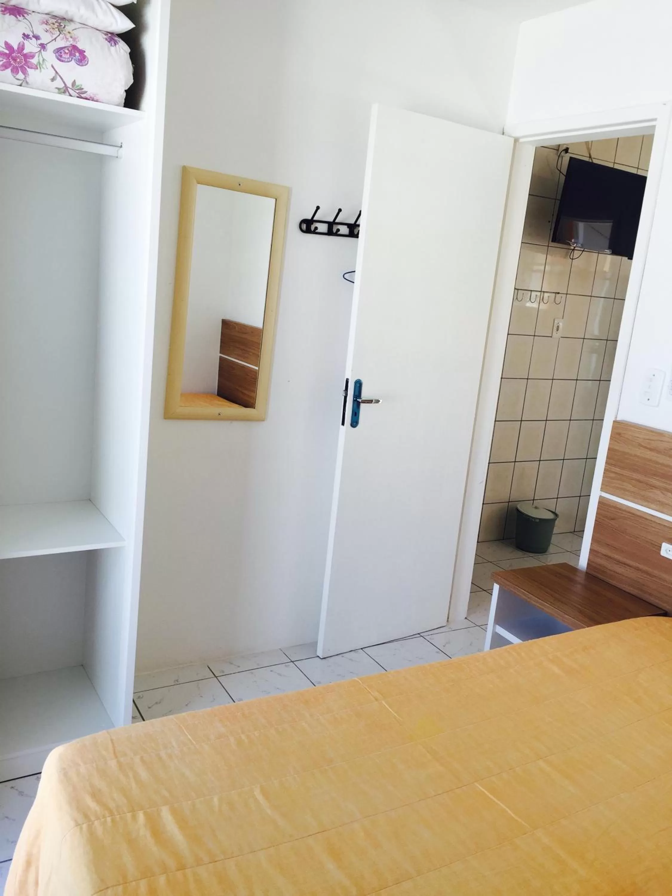 Bed in Pousada Almeida