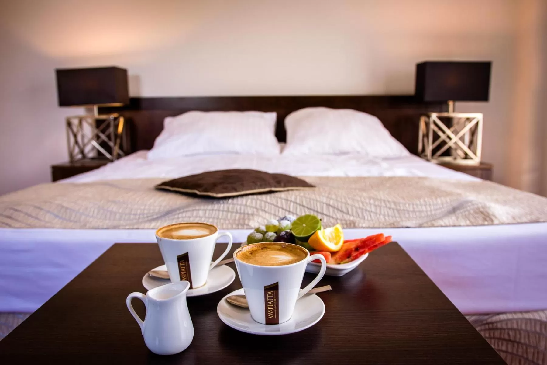 Bed in Hotel Nowy Dwór Elizy blisko Sky Bridge