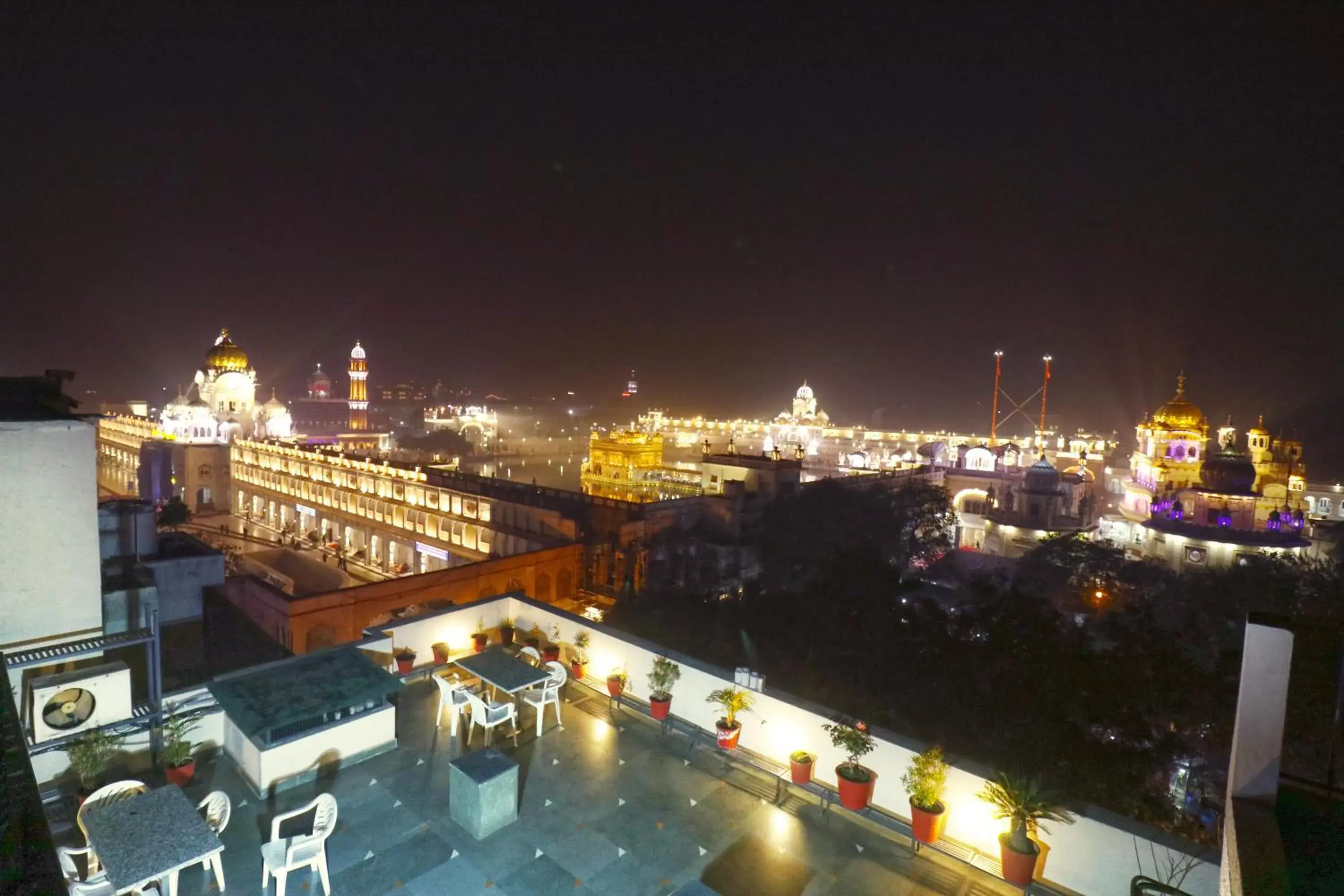 Balcony/Terrace in Hotel Sapphire Opposite Golden Temple