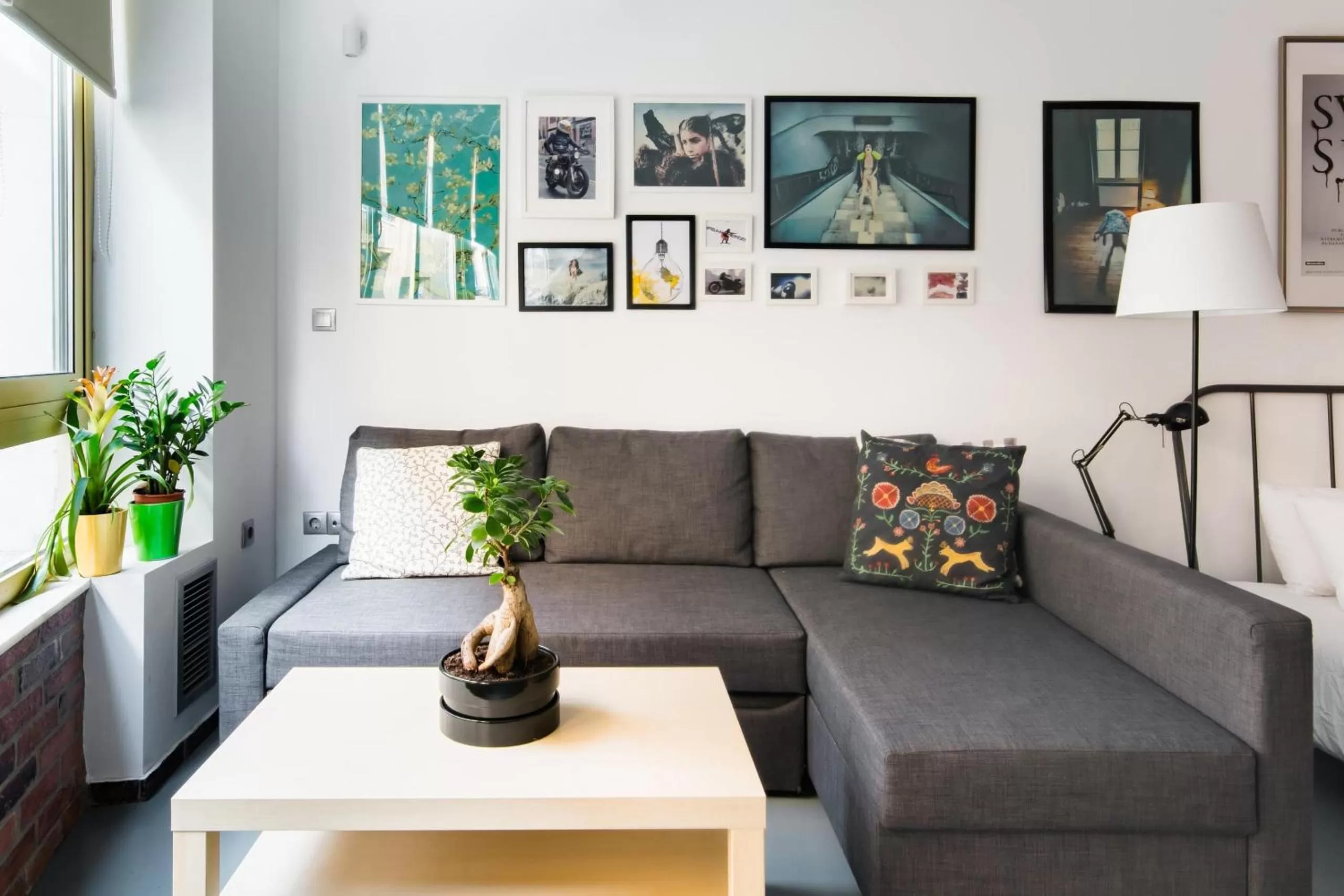 Seating Area in Explore a New Arts District from a Hip Studio Flat