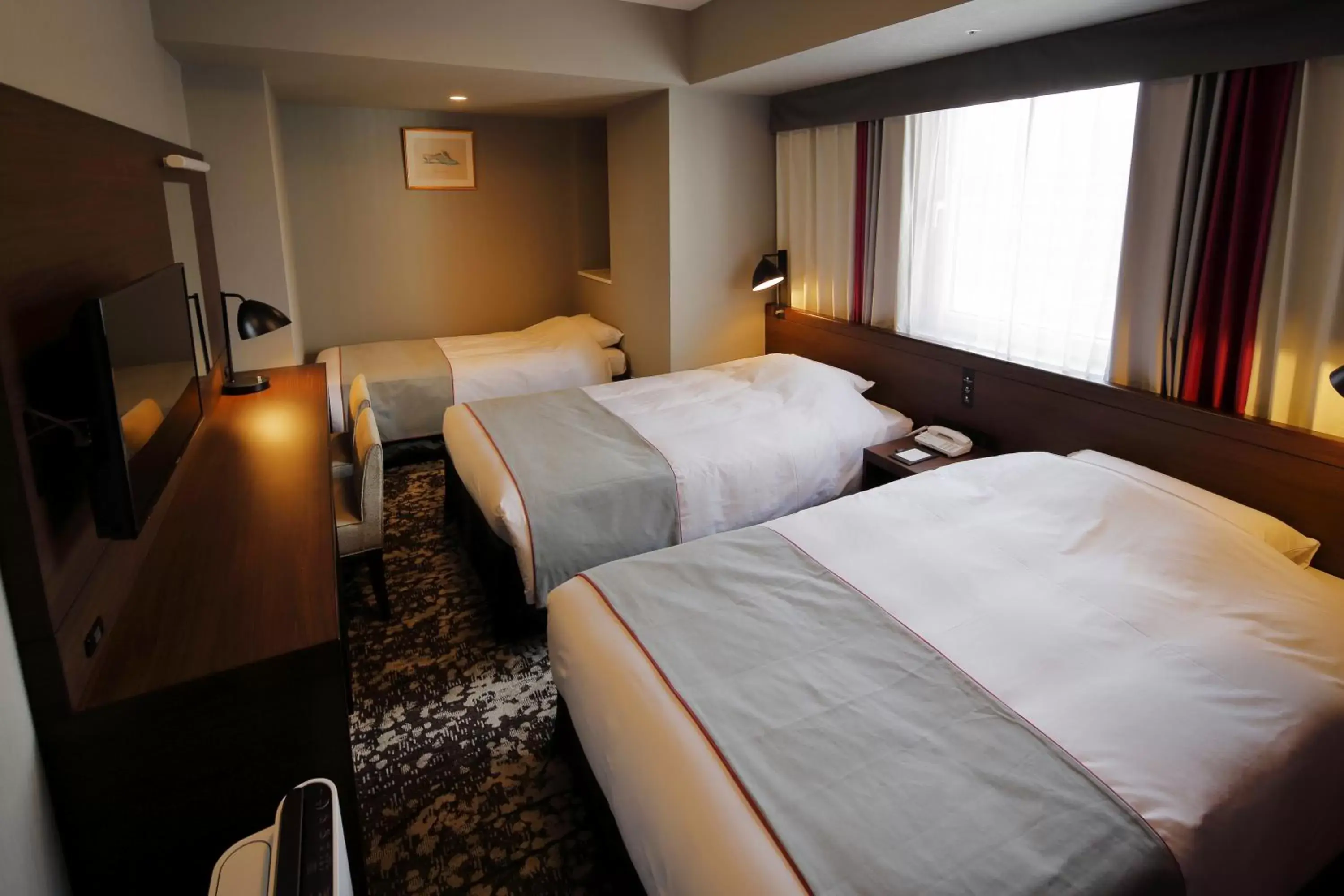 Photo of the whole room, Bed in Hotel Monte Hermana Fukuoka