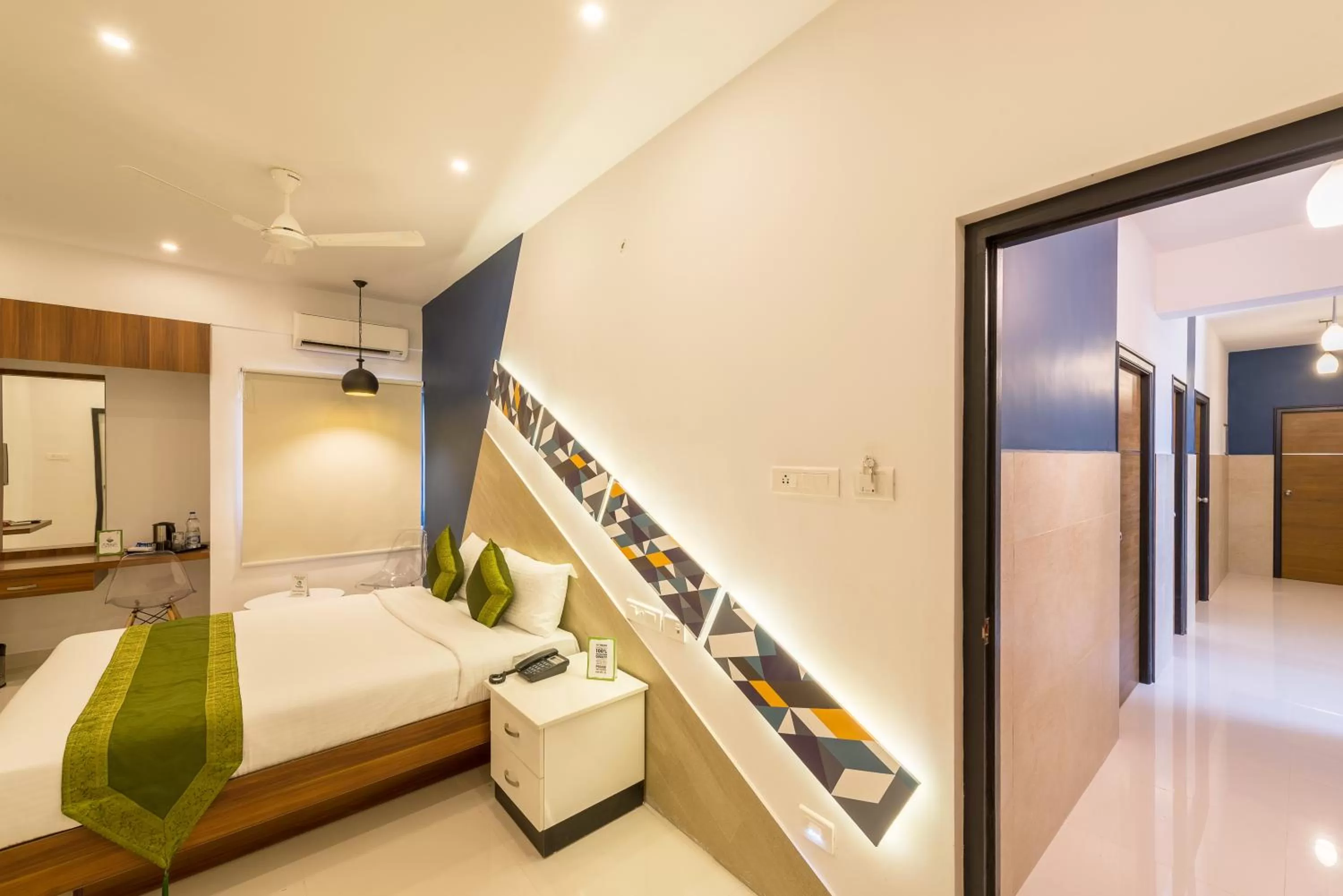 Bedroom, Bed in Treebo Premium Corner Stay