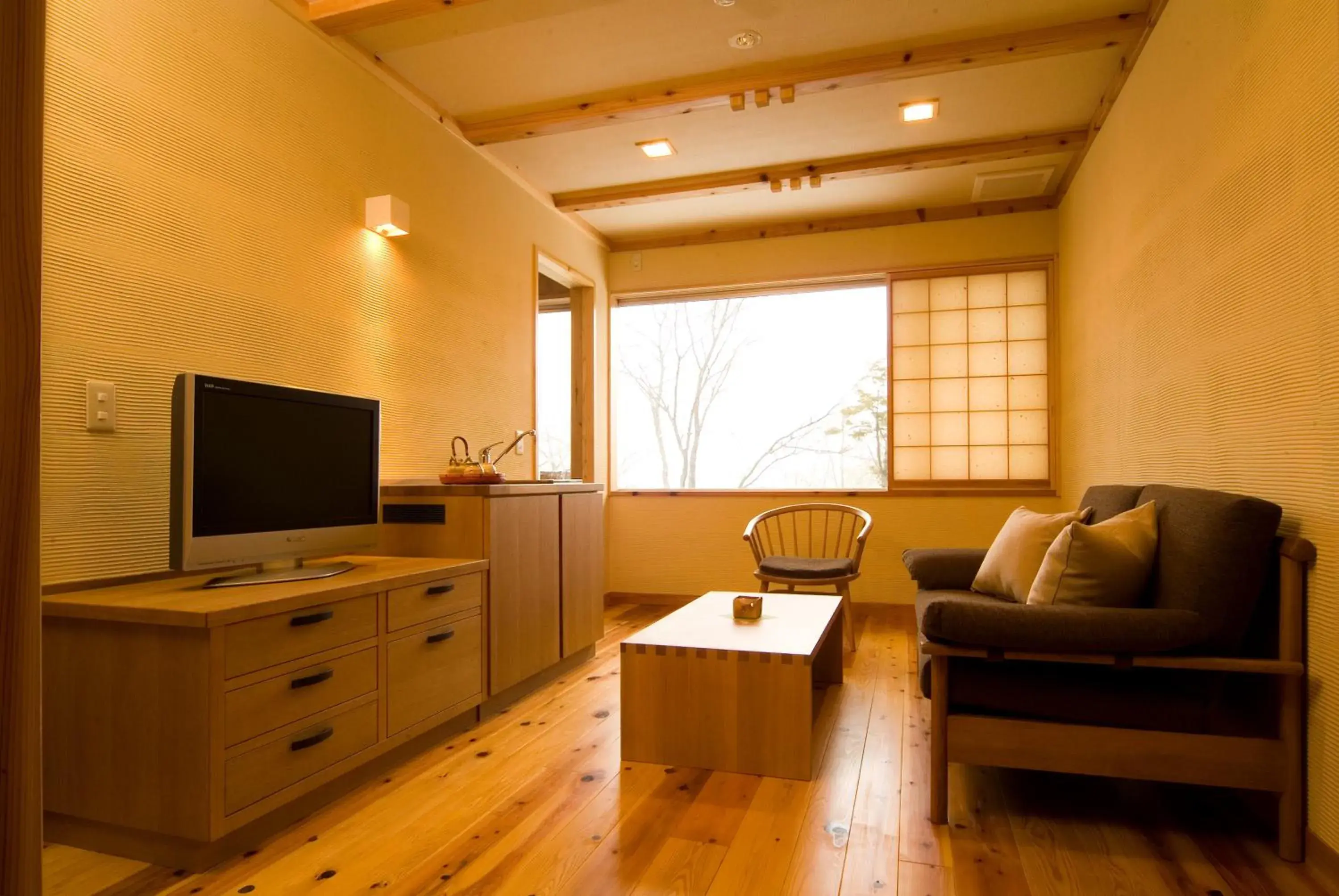 View (from property/room), Seating Area in Okuhida Hot spring Miyama Ouan