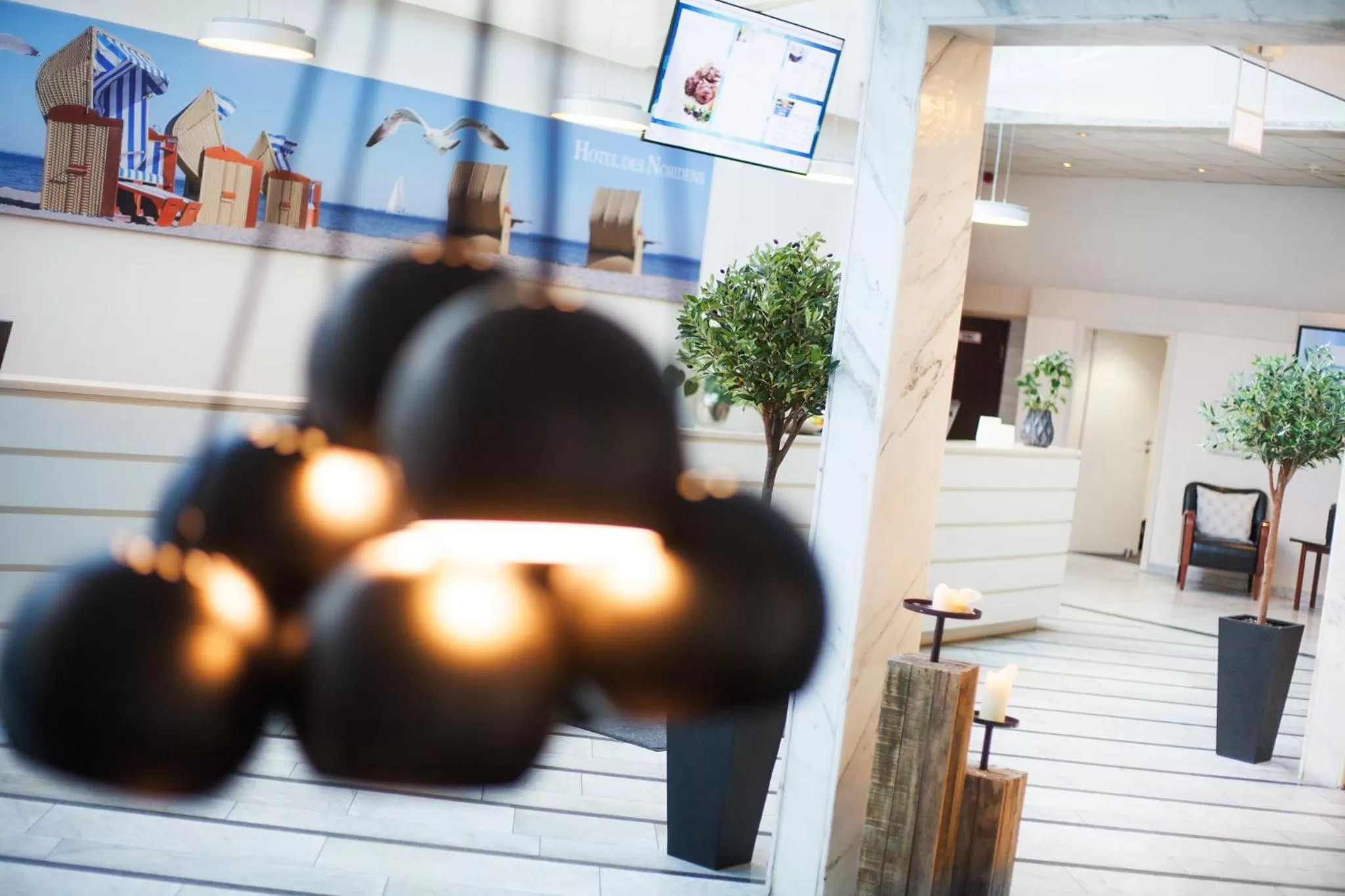 Lobby or reception in Hotel des Nordens Flensburg Wellness & Spa