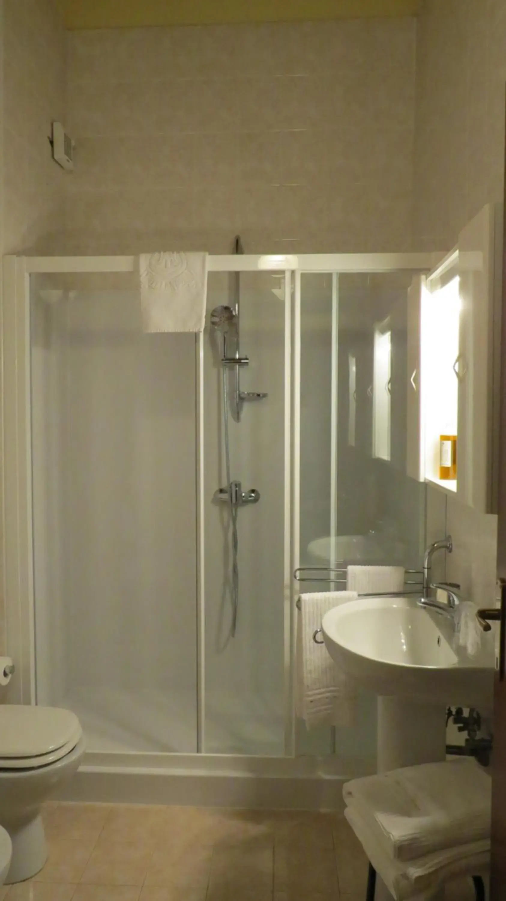 Shower, Bathroom in Hotel Ancora