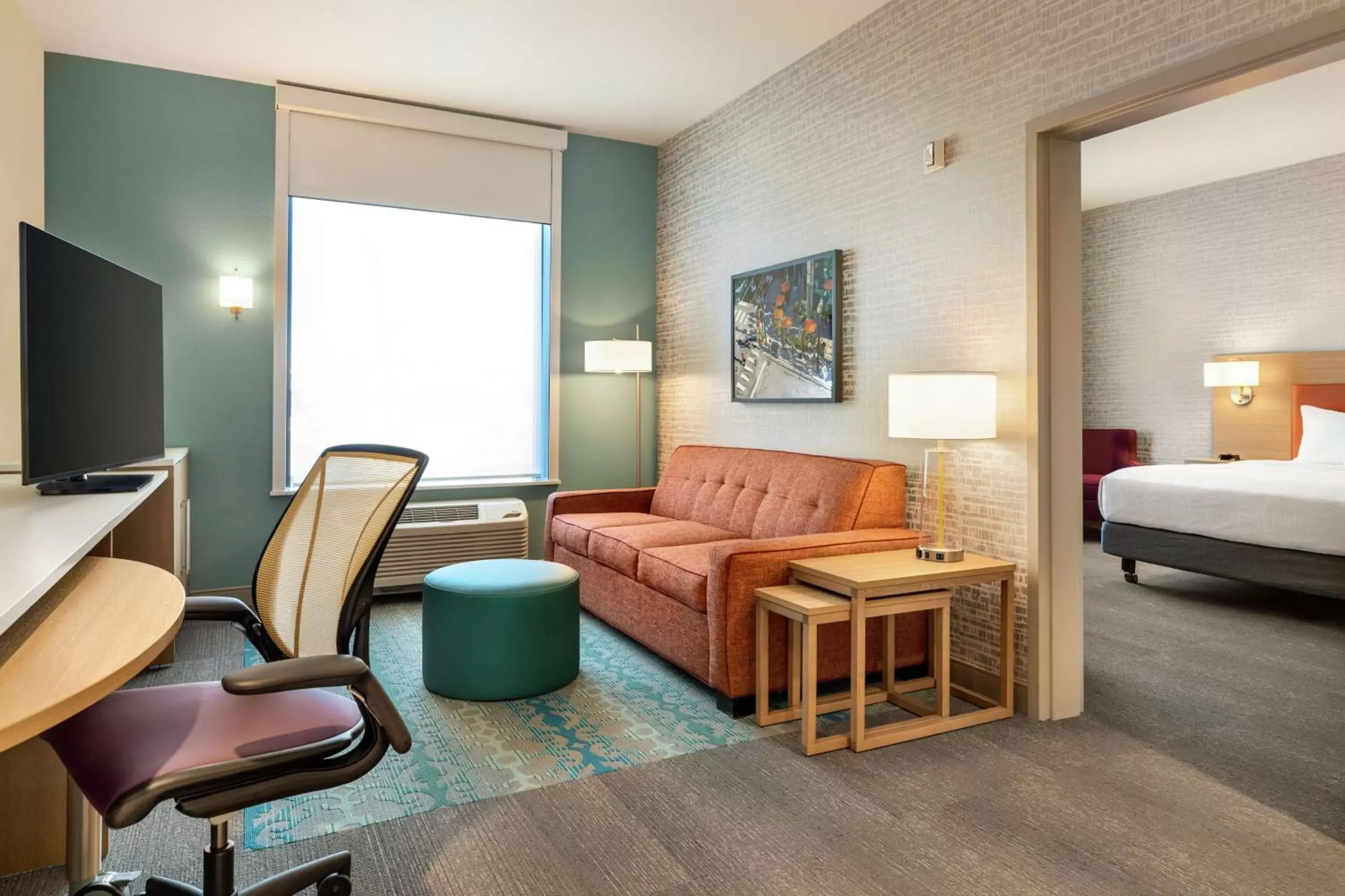 Bedroom, Bed in Home2 Suites By Hilton Ogden Bedroom, Bed in Home2 Suites By Hilton Ogden