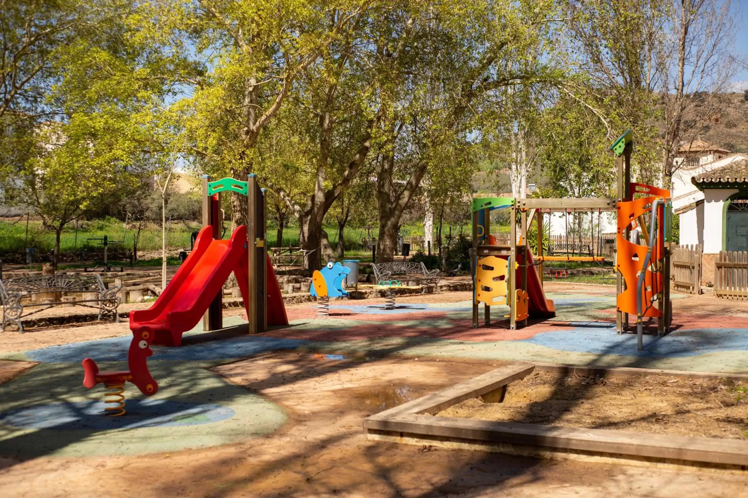 Children play ground, Children's Play Area in Hotel Rural El Castillejo