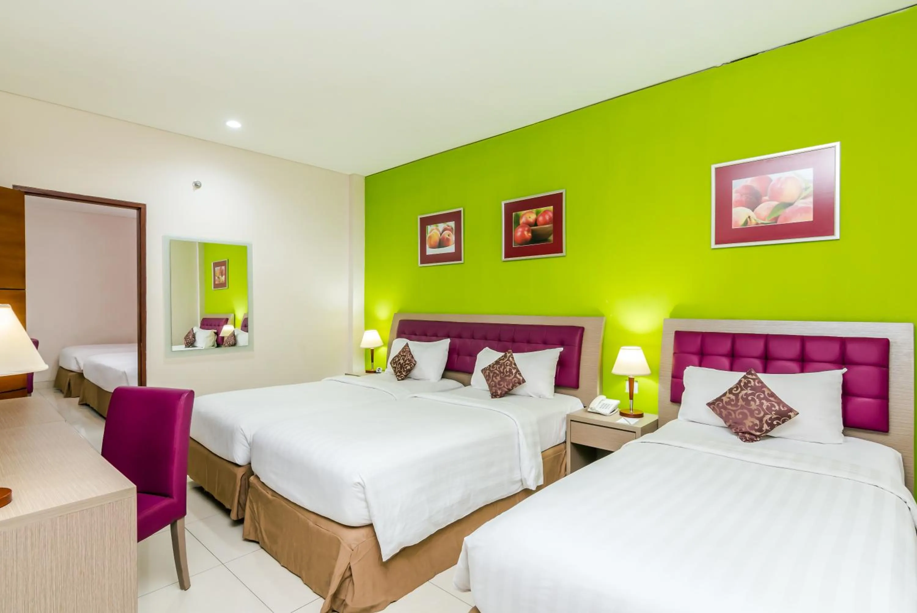 Bedroom, Bed in Kuta Central Park Hotel