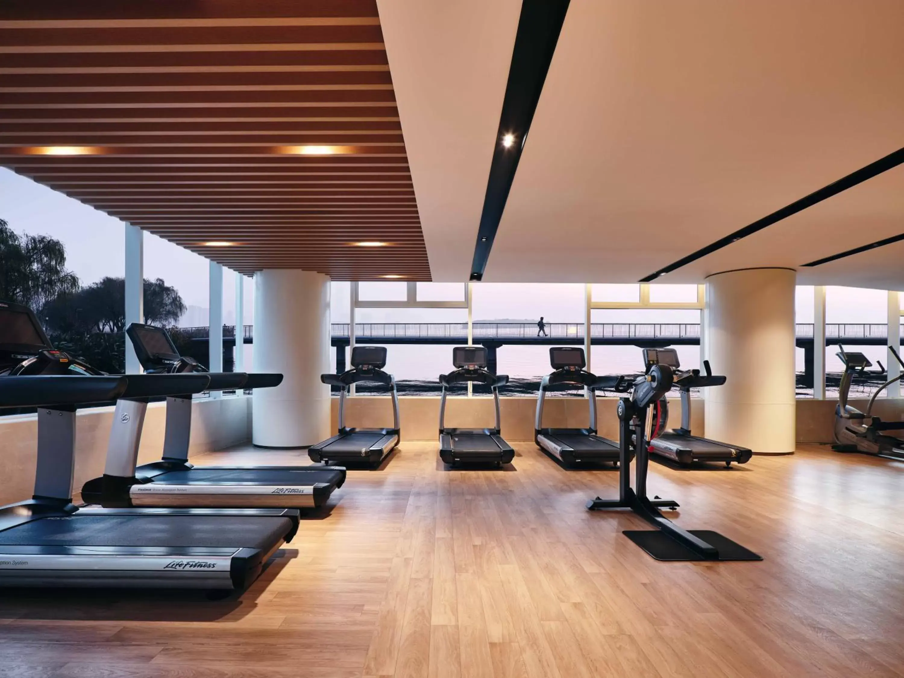 Fitness centre/facilities, Fitness Center/Facilities in Crowne Plaza Suzhou, an IHG Hotel