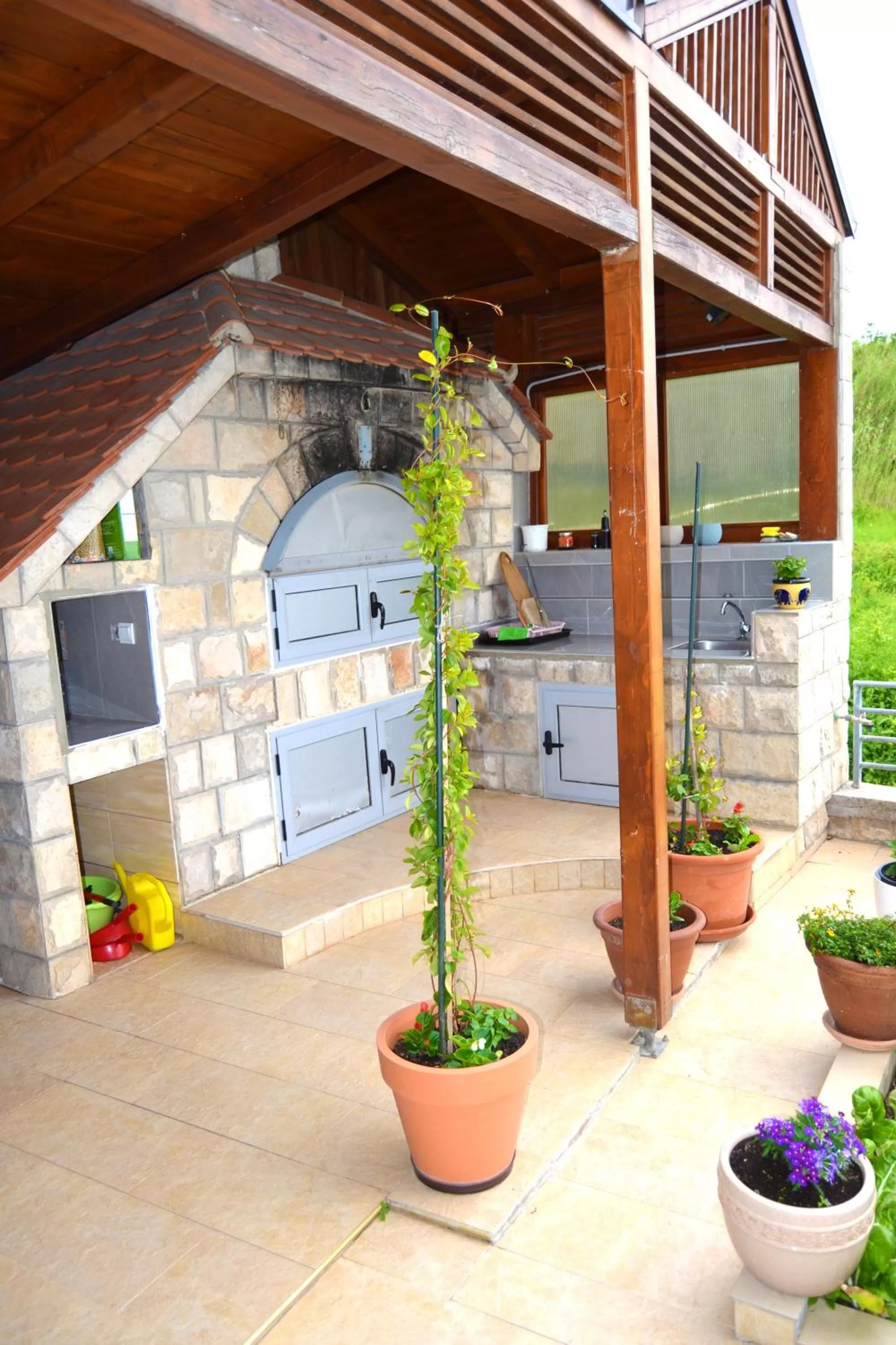 Patio in Tivat Apartments