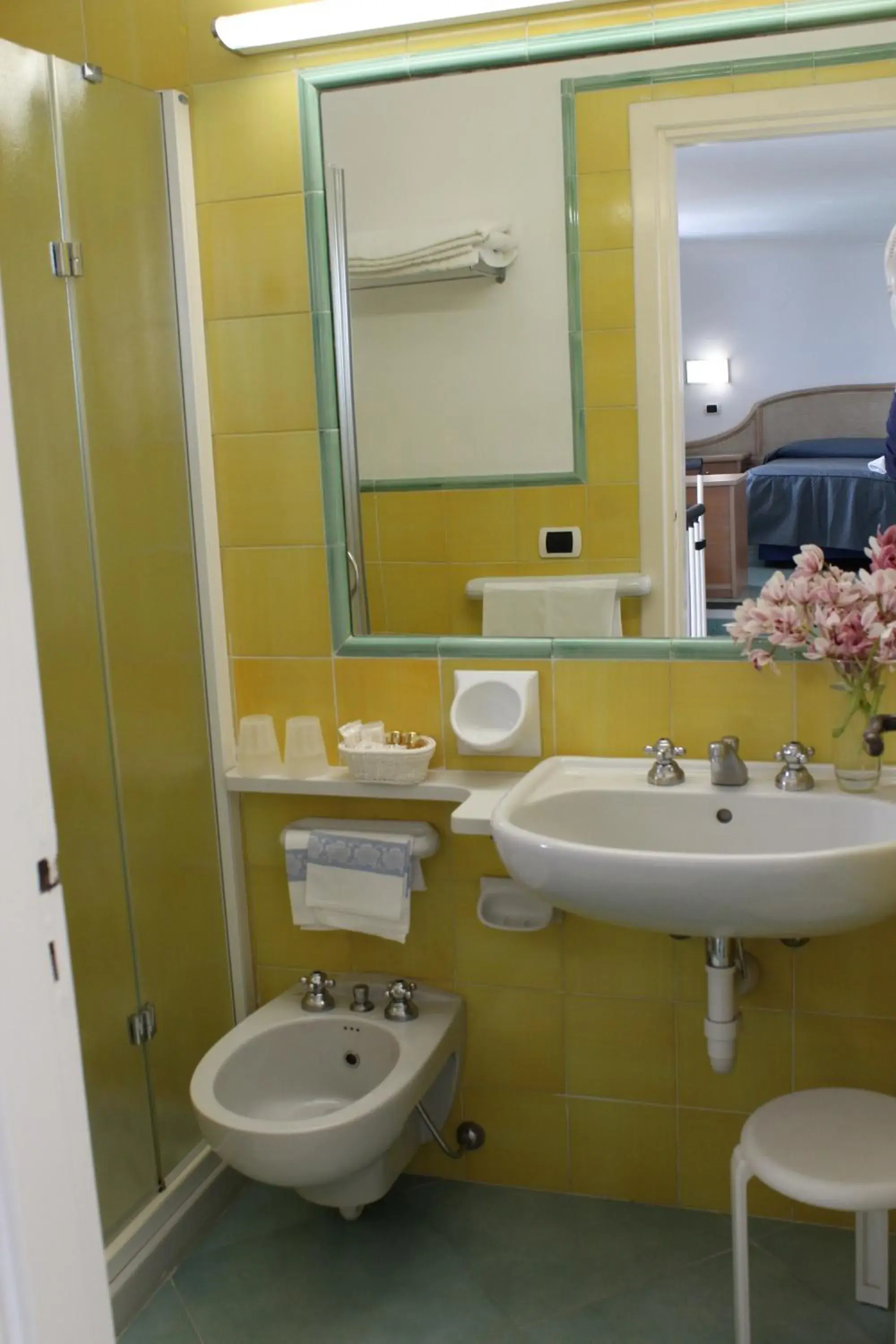 Shower, Bathroom in Hotel Floridiana Terme