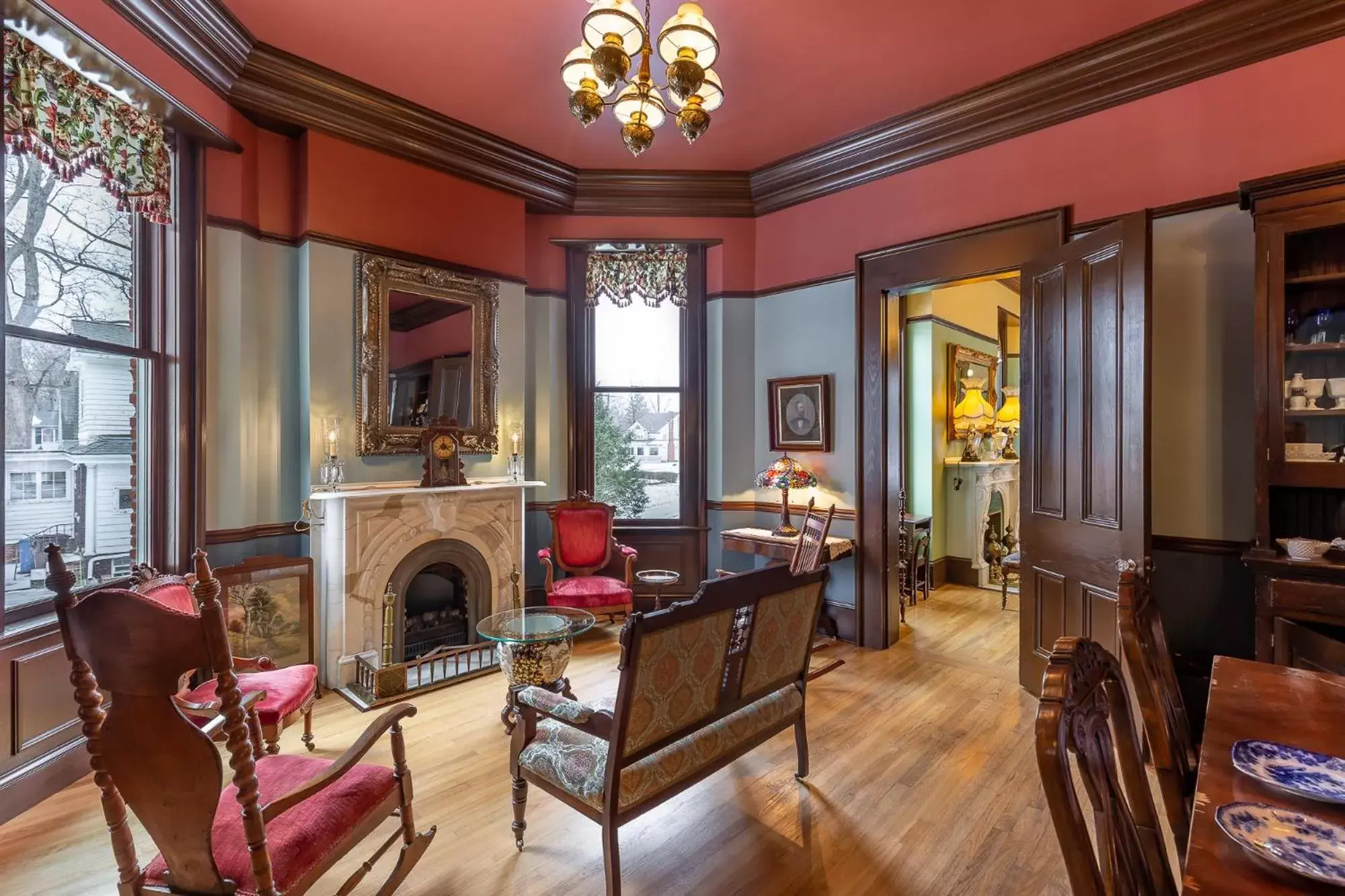 Seating Area in Steele Mansion Inn & Gathering Hub