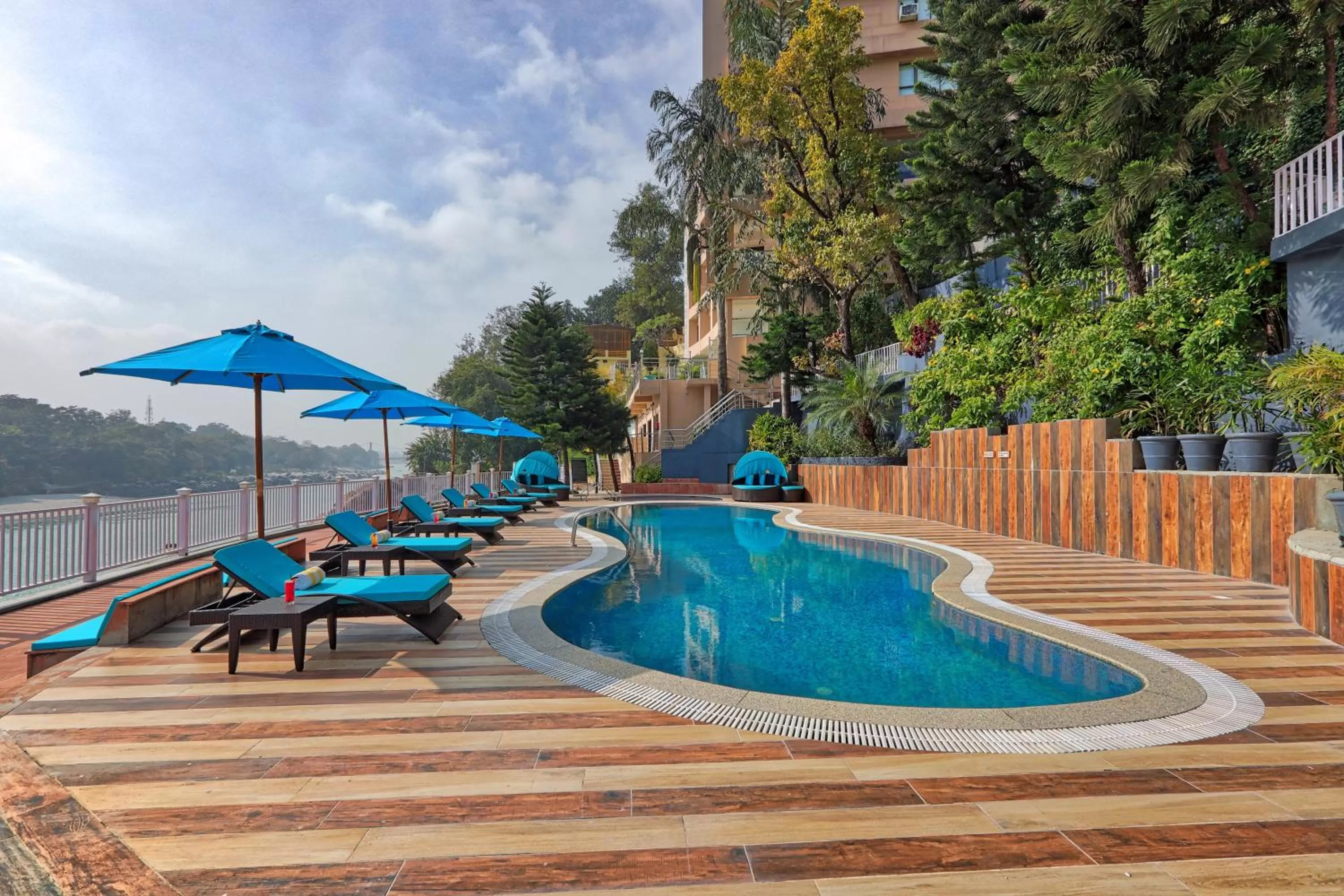Swimming pool in Lemon Tree Premier, Rishikesh