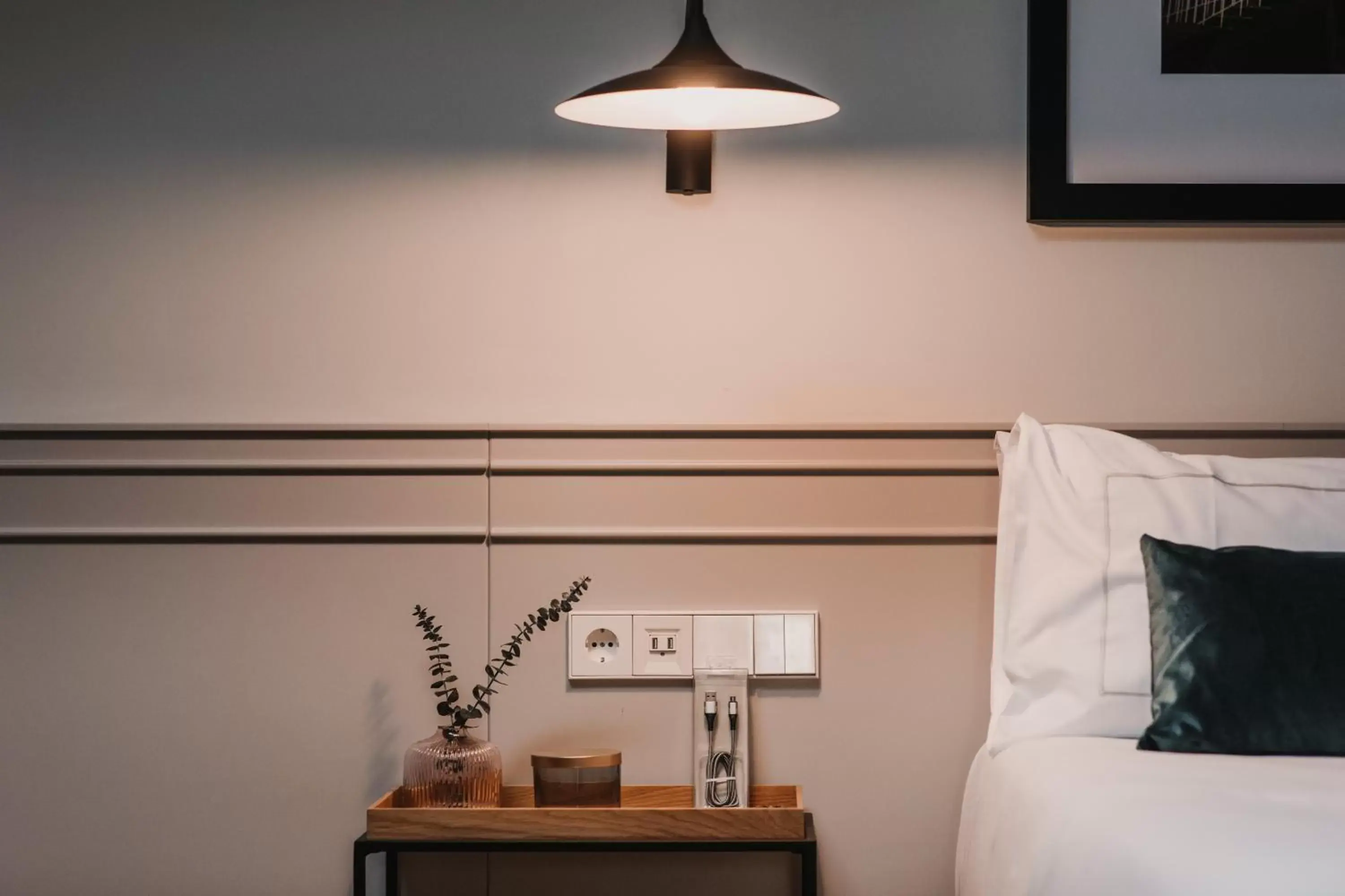 Bed, Bathroom in Helen Berger Boutique Hotel