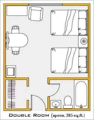 Floor plan in Viscay Hotel