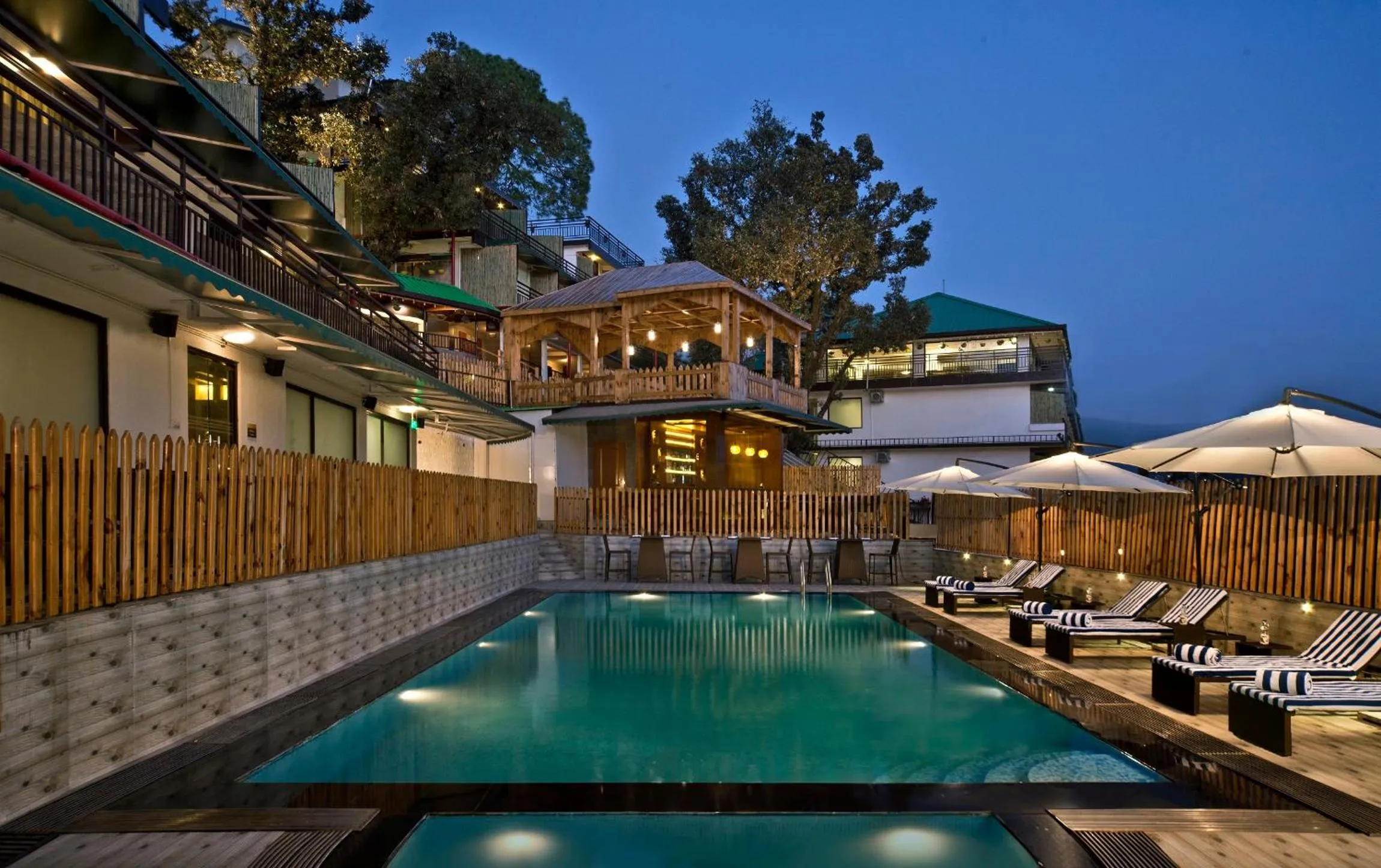 Swimming pool in Fortune Park Moksha, Mcleodganj - Member ITC Hotels' Group