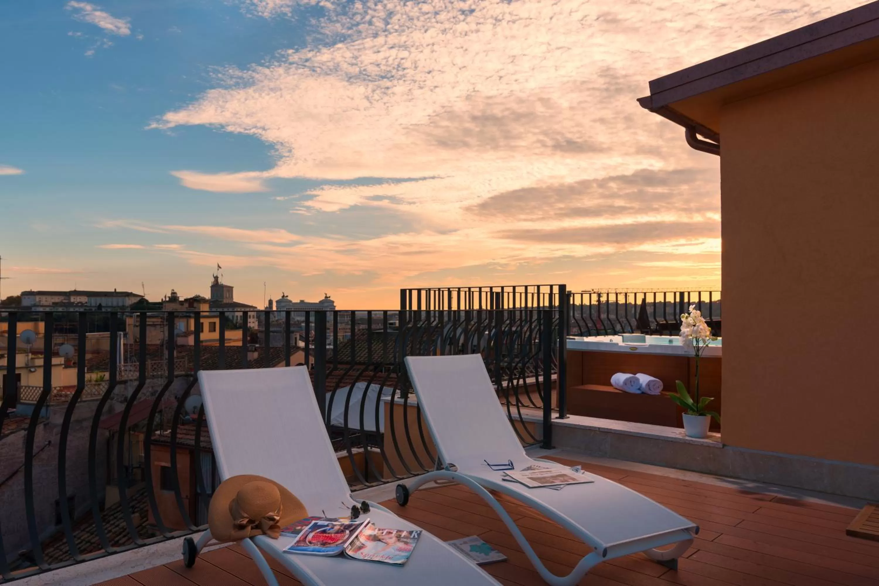 Balcony/Terrace in Hotel Degli Artisti