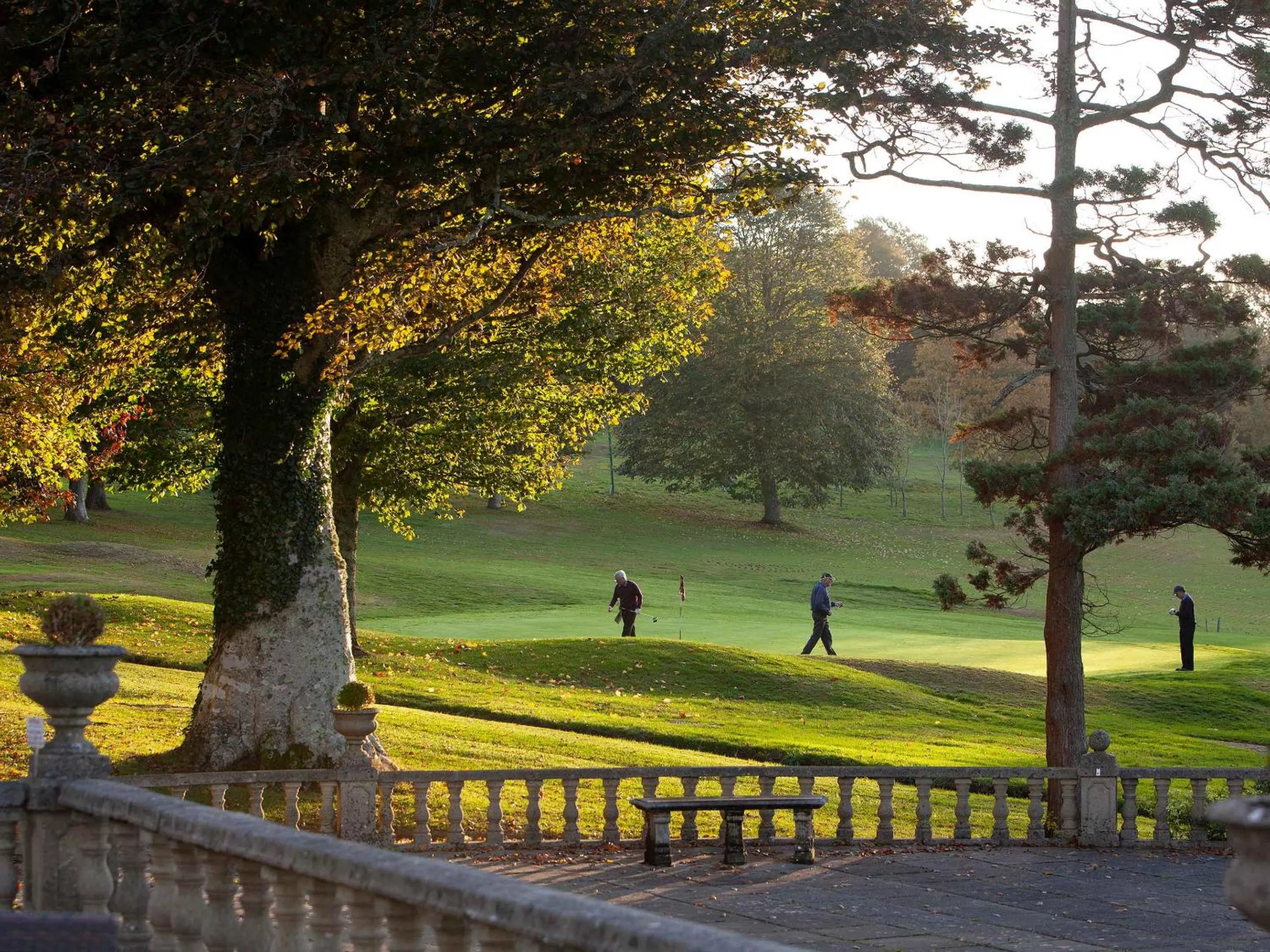 Golfcourse in Elfordleigh Hotel