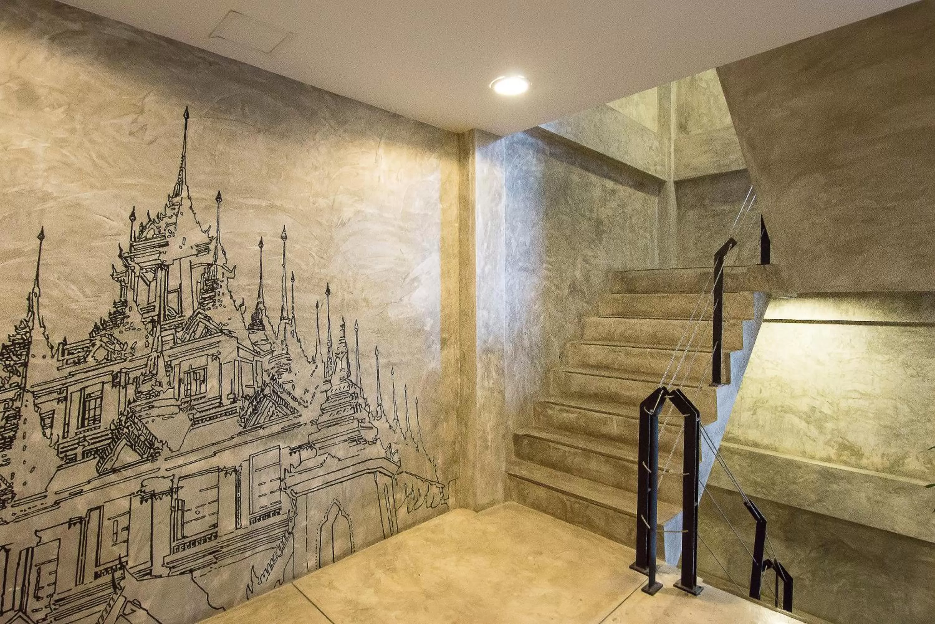 Decorative detail in Buddy Boutique Inn