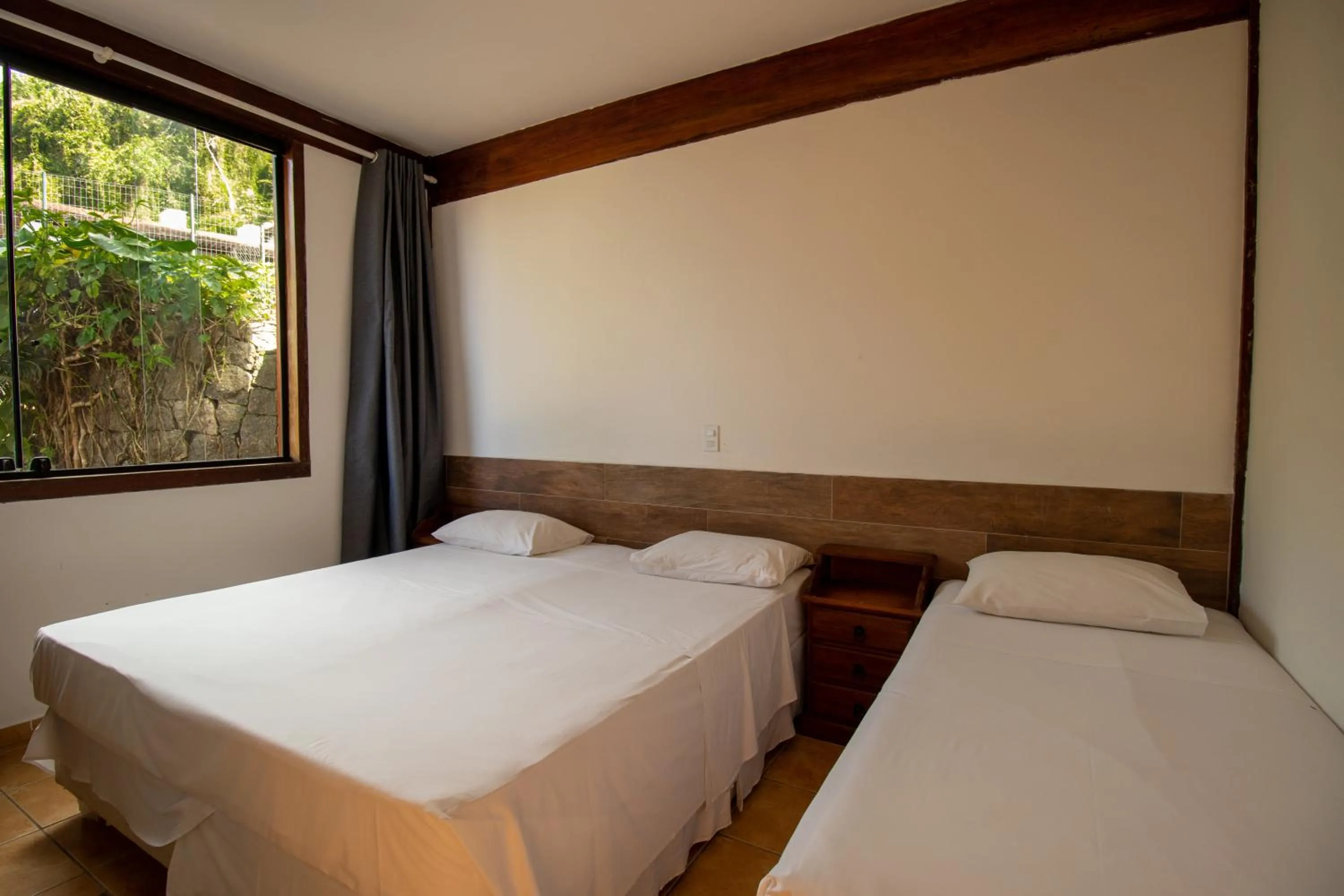 Bed in Hotel Coquille