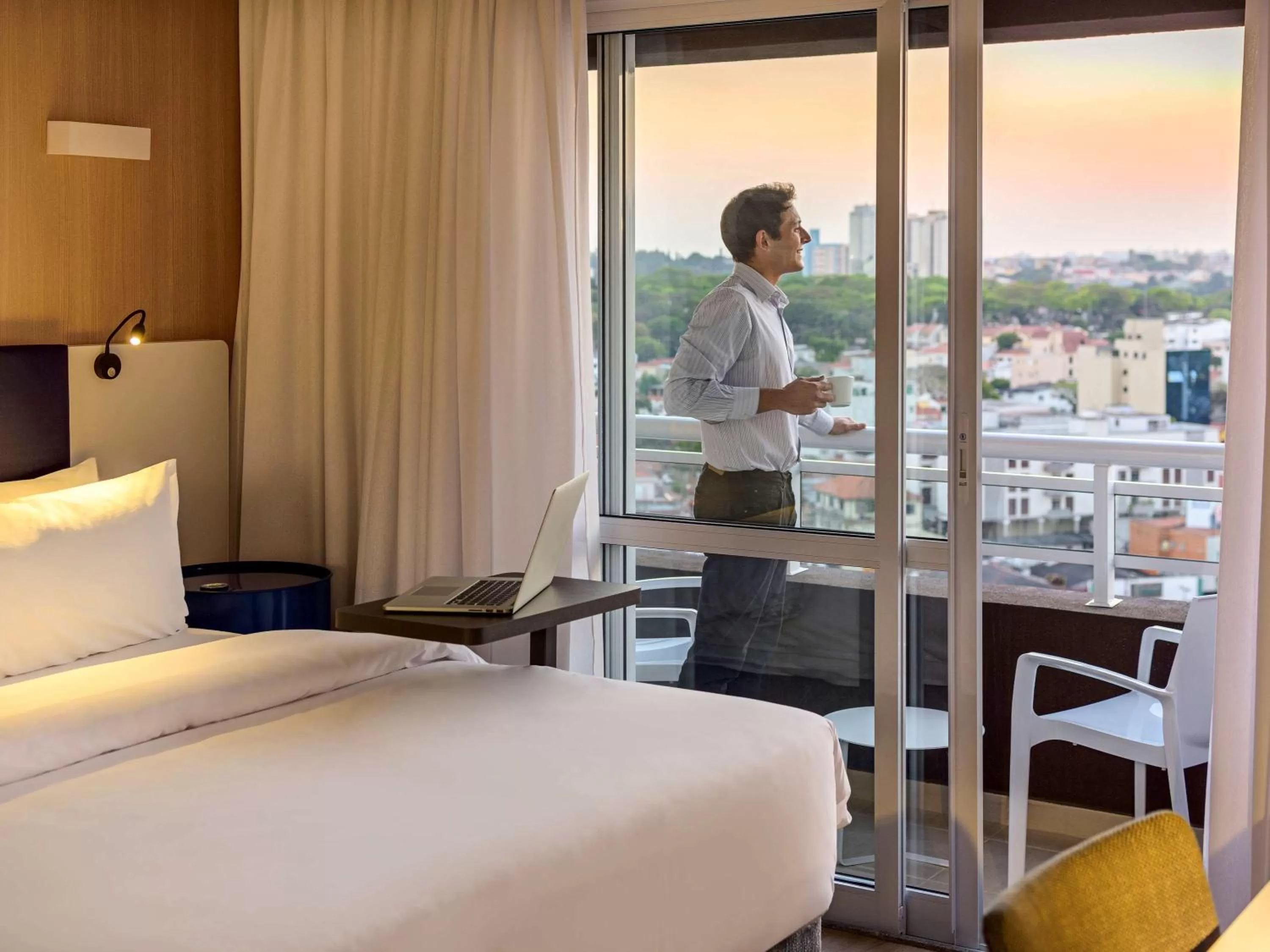 Photo of the whole room, Bed in Aparthotel Adagio Sao Bernardo Do Campo