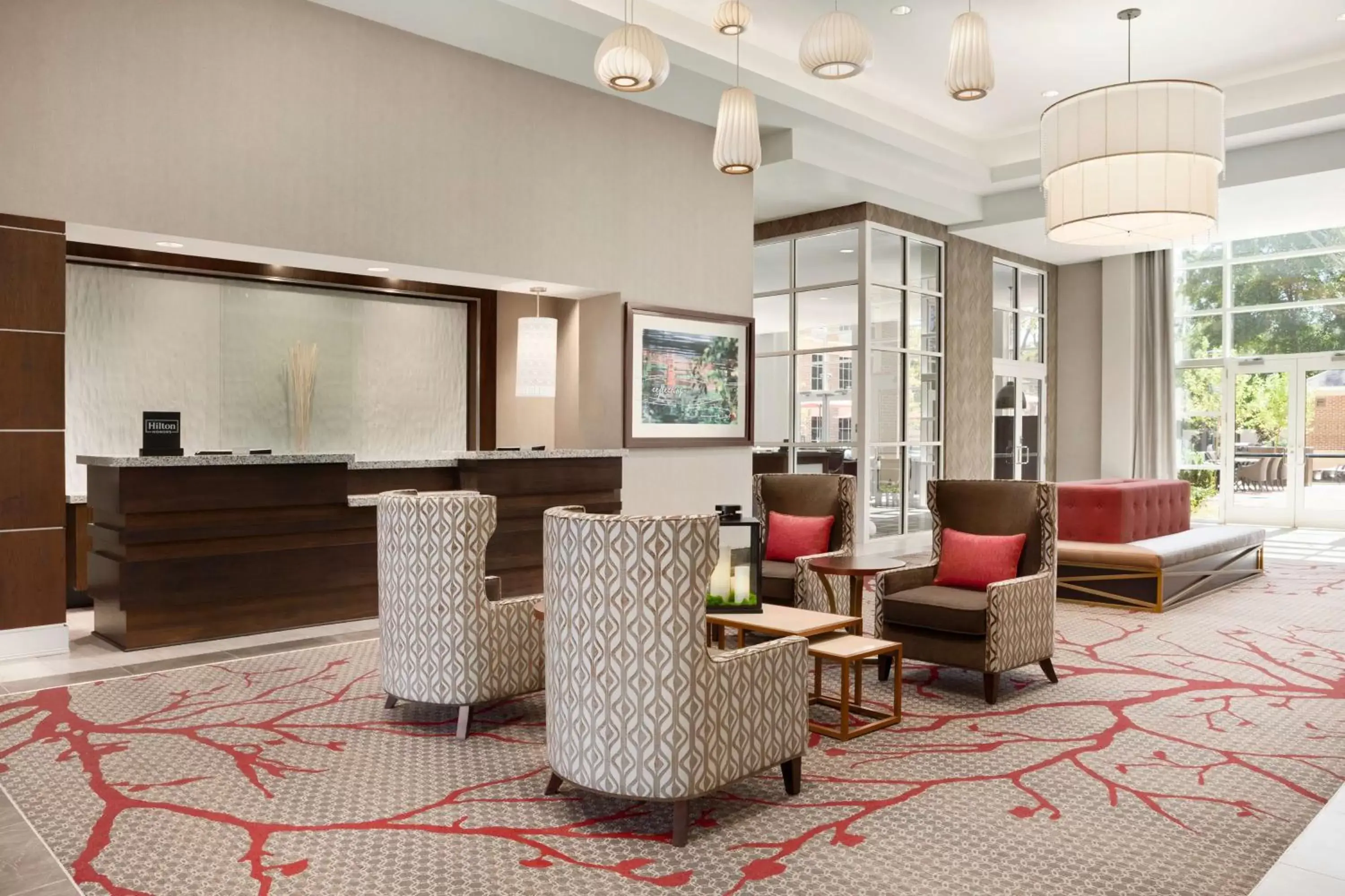 Lobby or reception, Lobby/Reception in Hilton Garden Inn Charlotte Southpark
