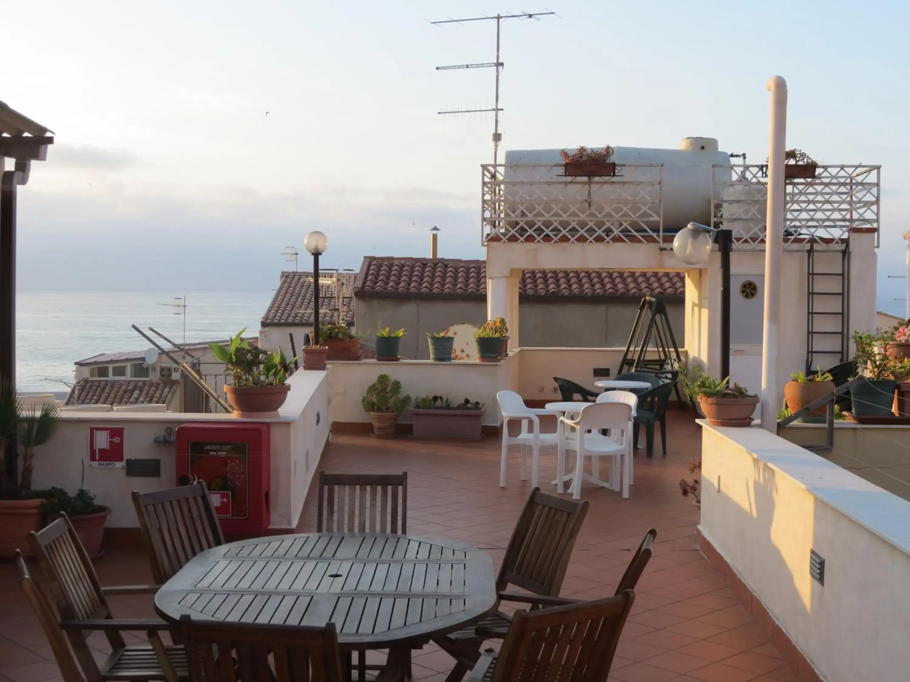 Patio in Hotel La Giara