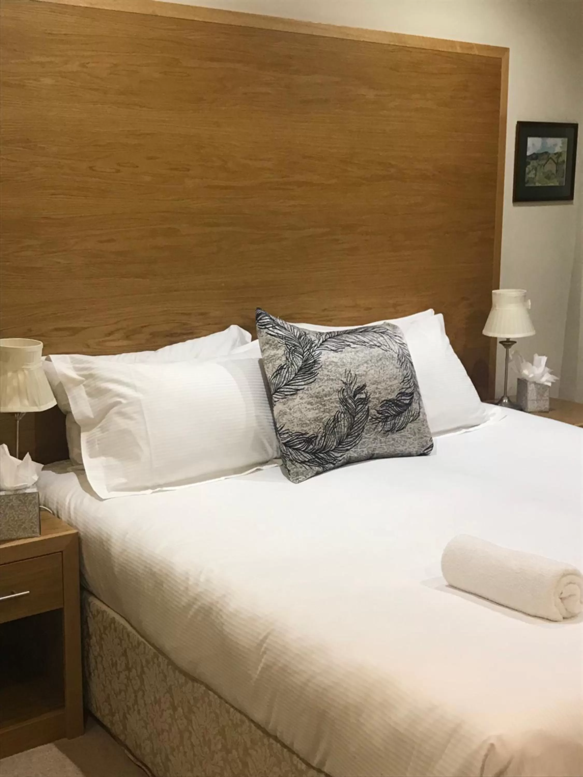 Bed in Lyzzick Hall Hotel