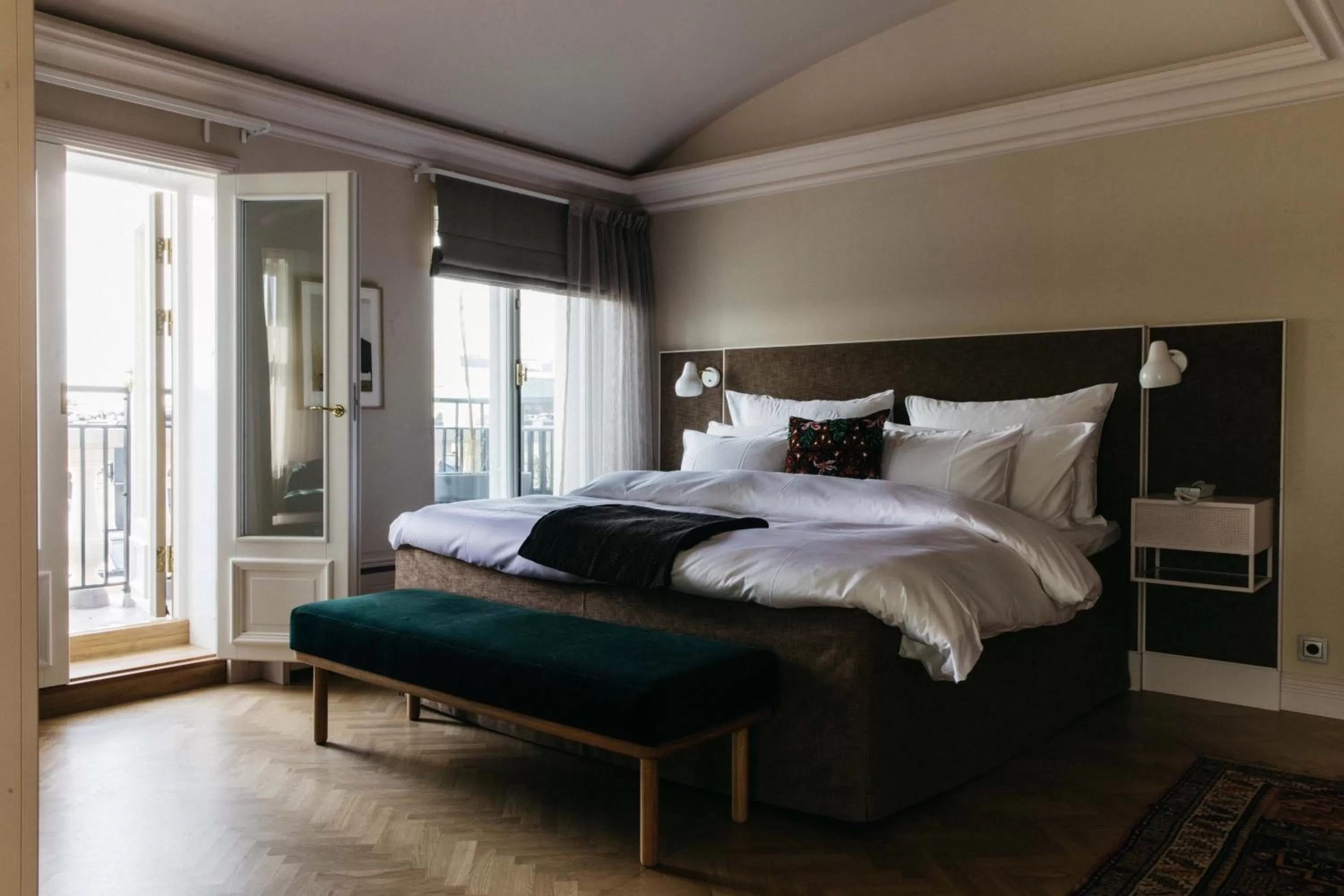 Bedroom, Bed in Hotel St. George Helsinki