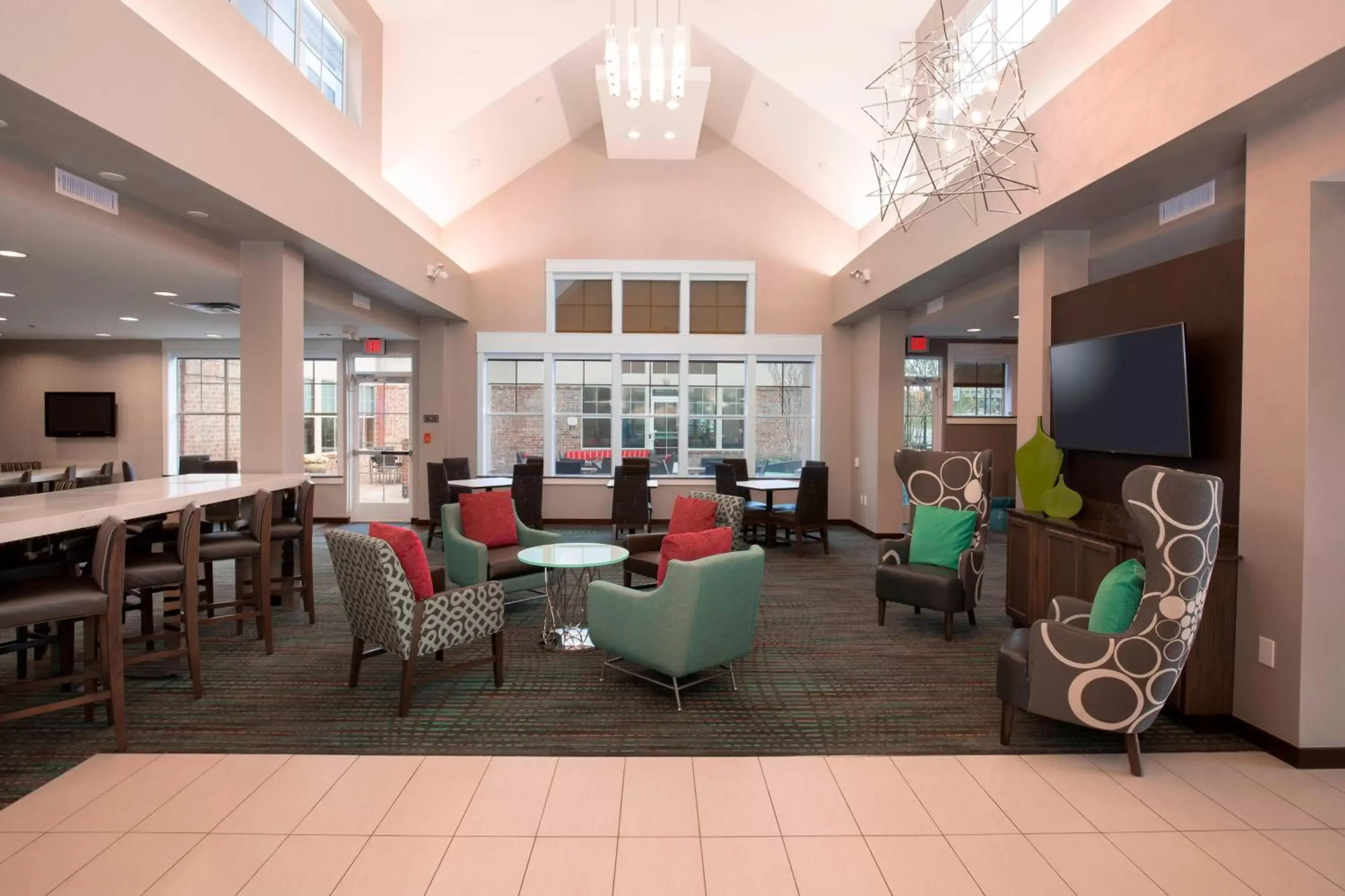 Lobby or reception, Lounge/Bar in Residence Inn by Marriott Arlington South