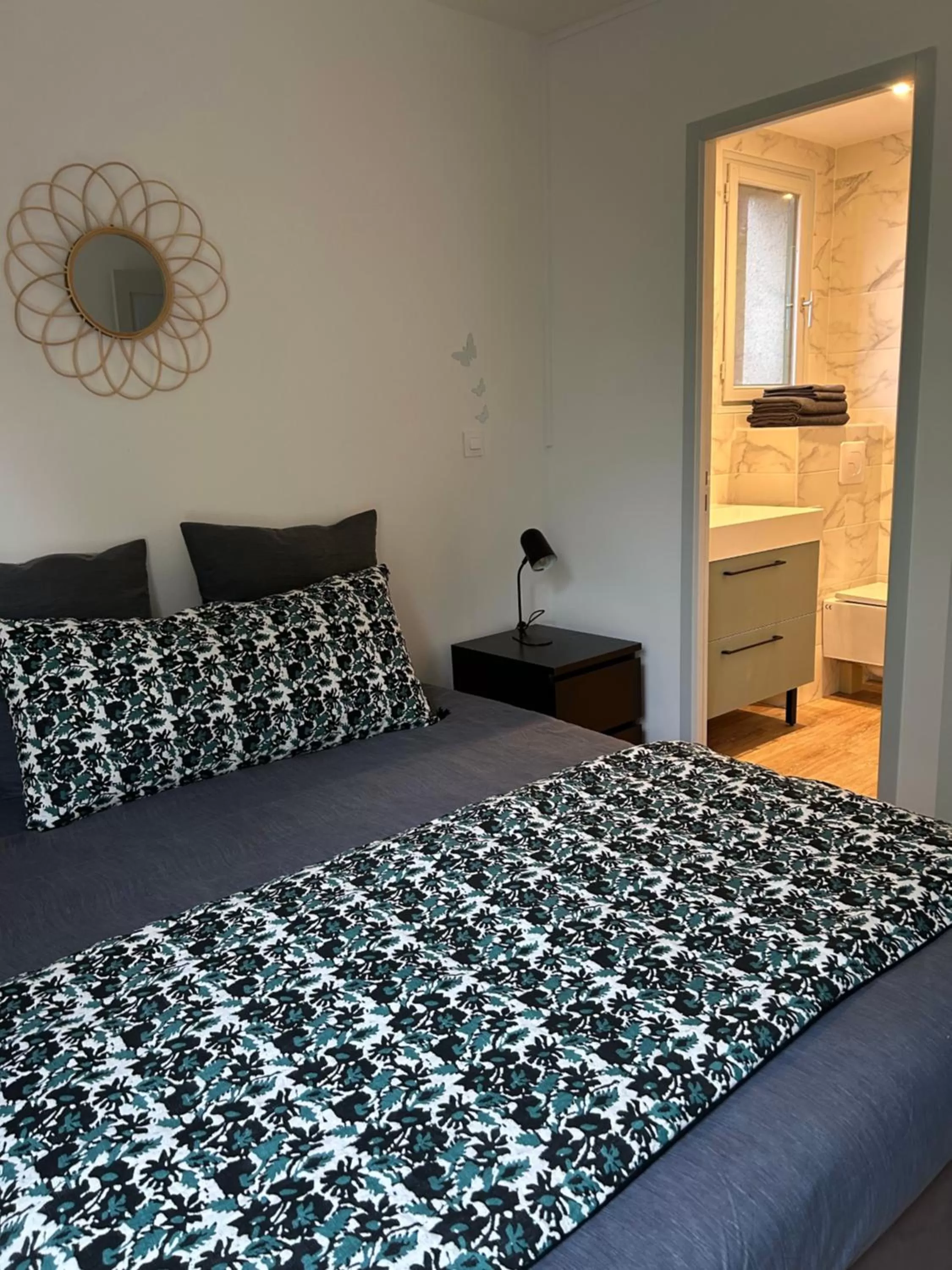 Bedroom, Bed in ARC EN CIEL B&B