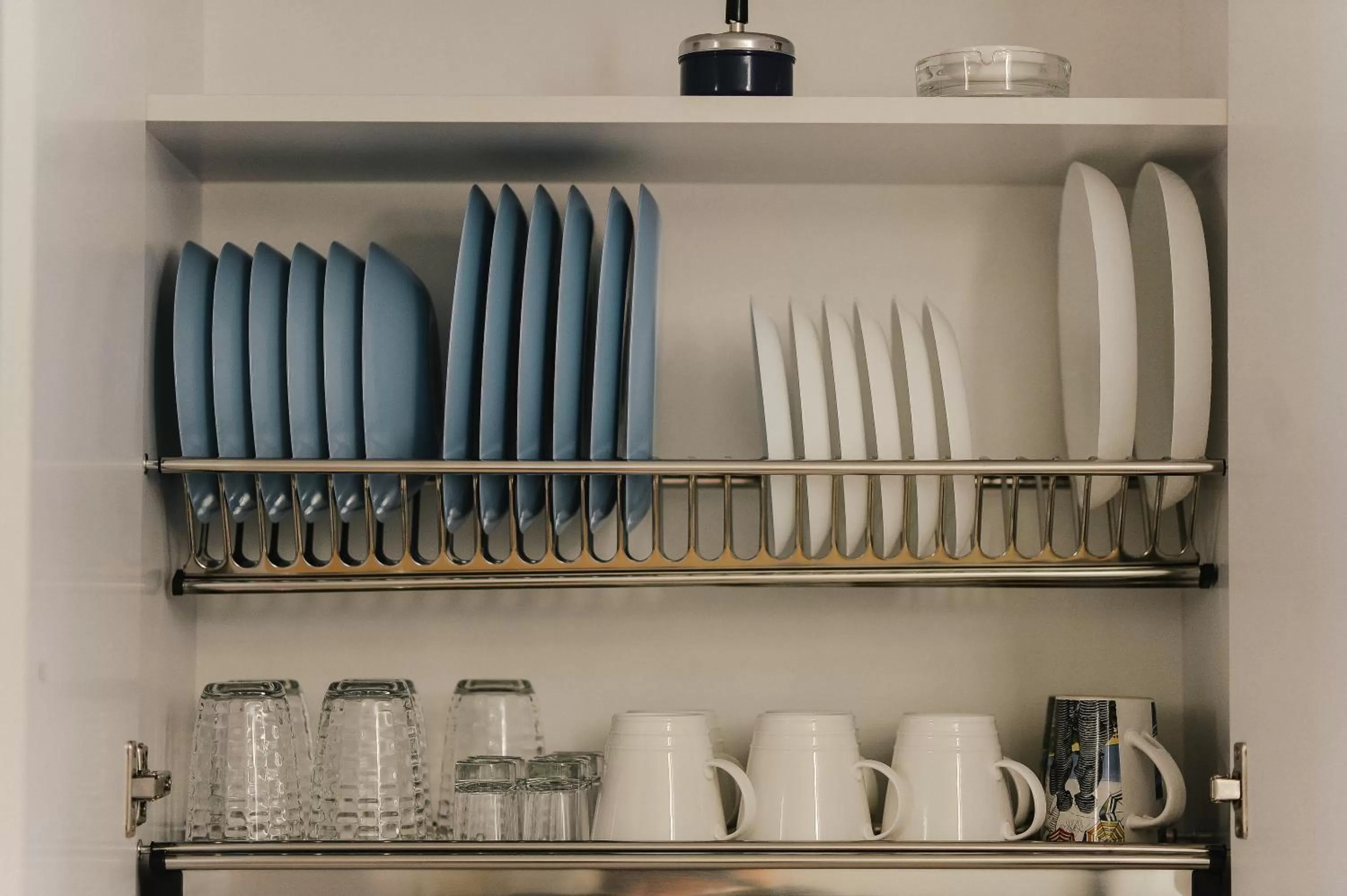 Kitchen or kitchenette, Coffee/Tea Facilities in Orbi City Batumi With Sea View