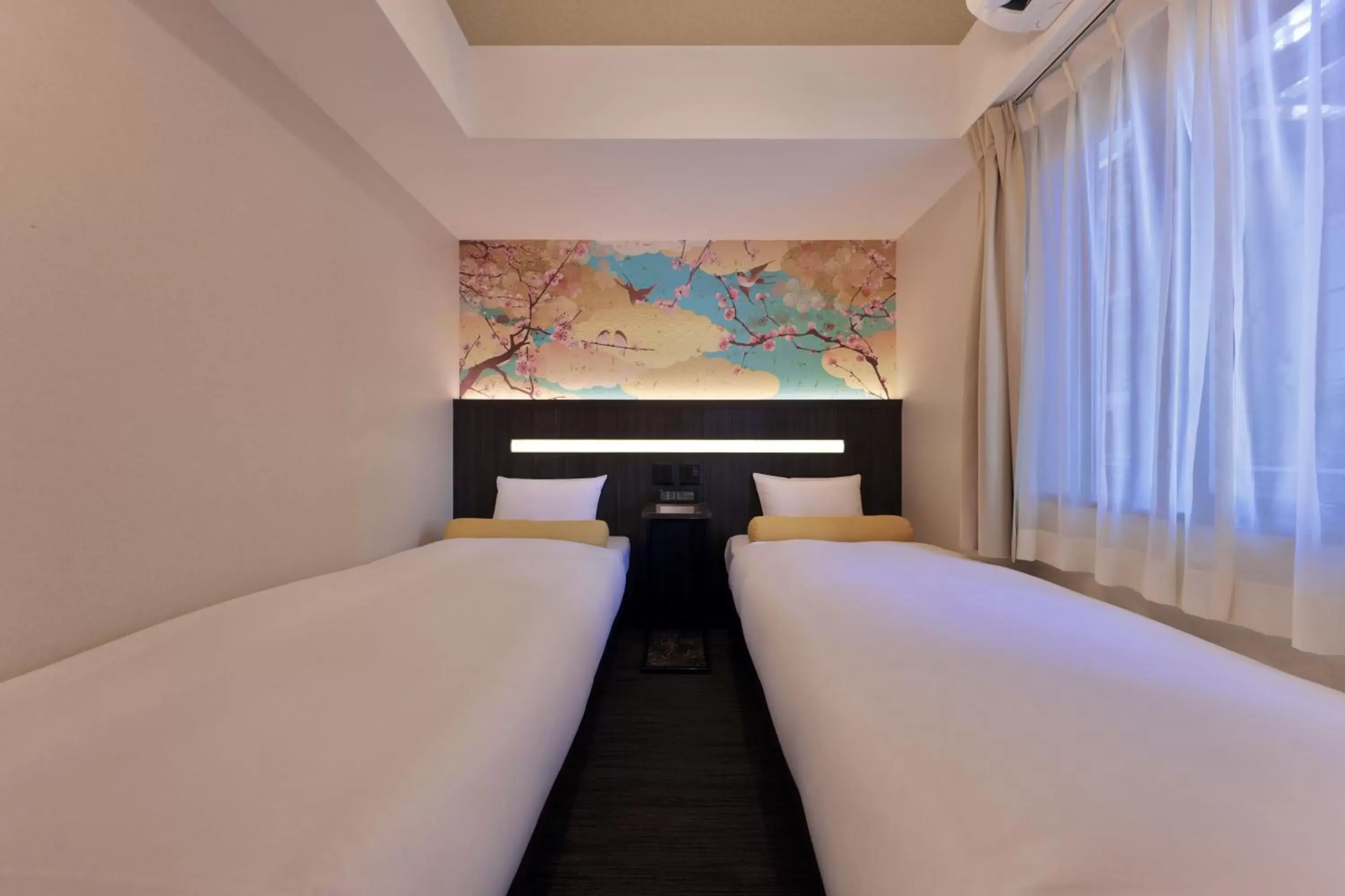 Photo of the whole room, Bed in Kuromon Crystal Hotel